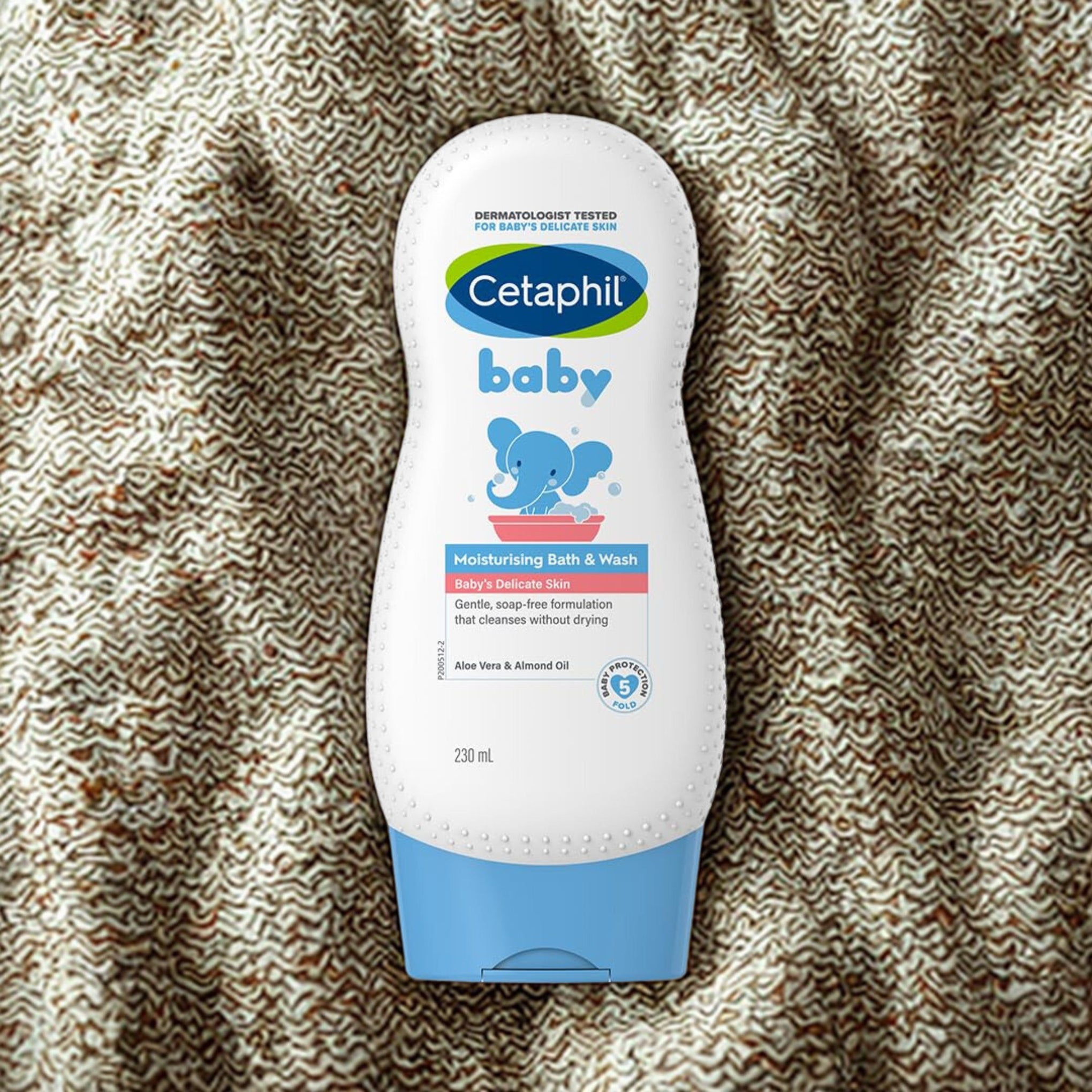 Cetaphil Baby Moisturising Bath & Wash | Gentle, soap-free formulation that cleanses without drying  230 ml