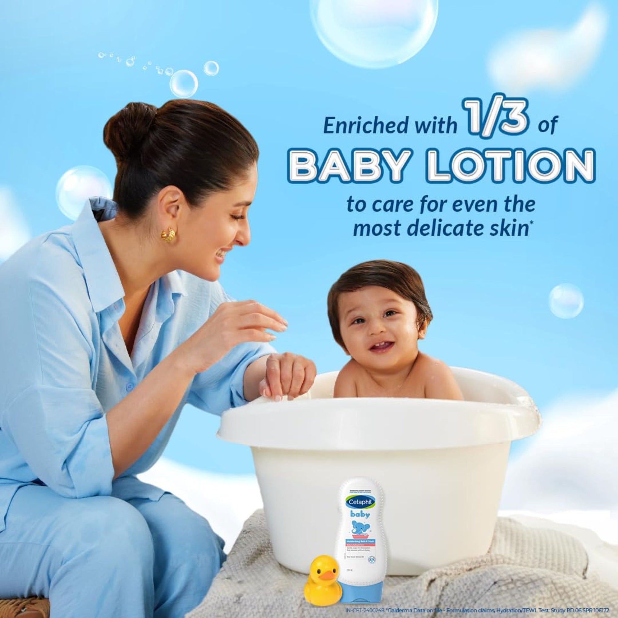 Cetaphil Baby Moisturising Bath & Wash | Gentle, soap-free formulation that cleanses without drying  230 ml