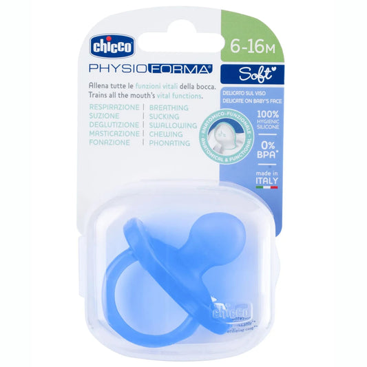 Chicco Physio Soft Silicone Physioforma's Soother - Blue