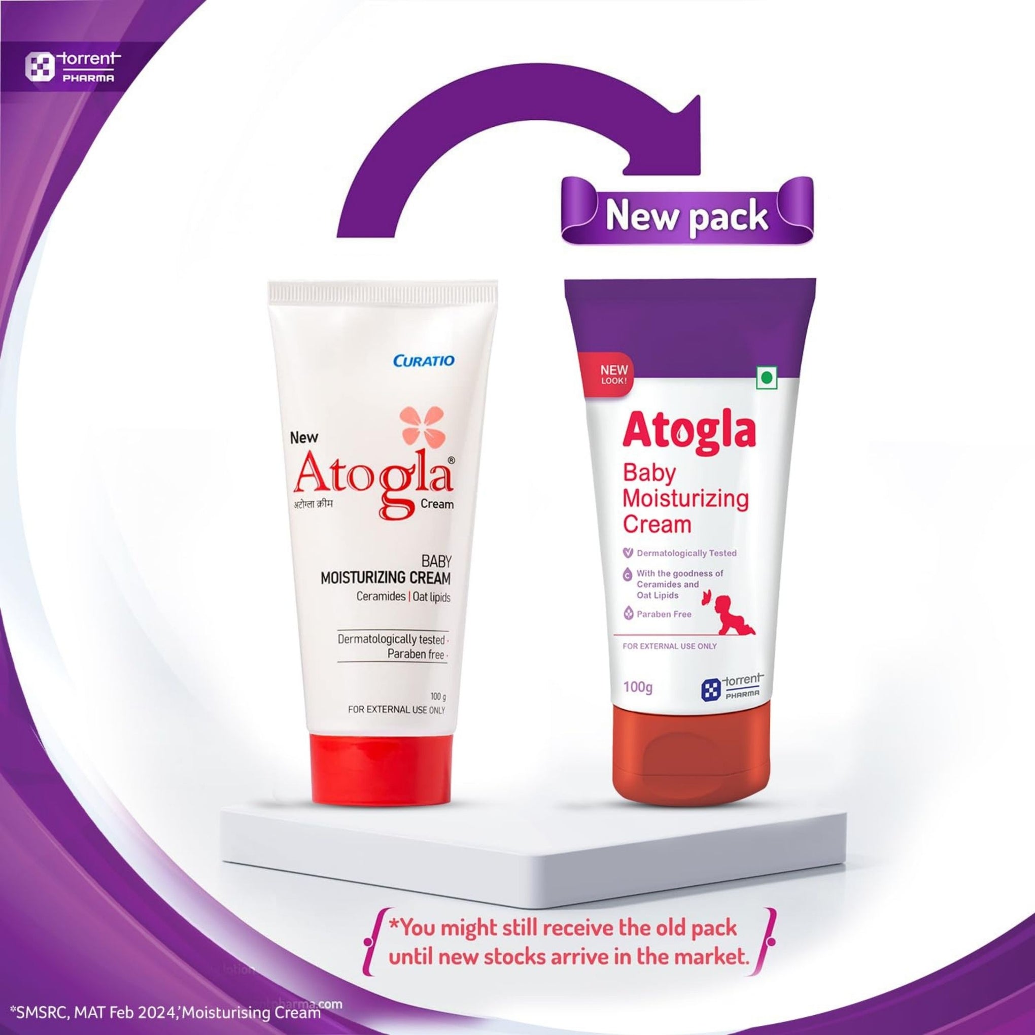 Curatio Atogla Baby Cream 100g | Safe & Effective Baby Moisturizer with Ceramides