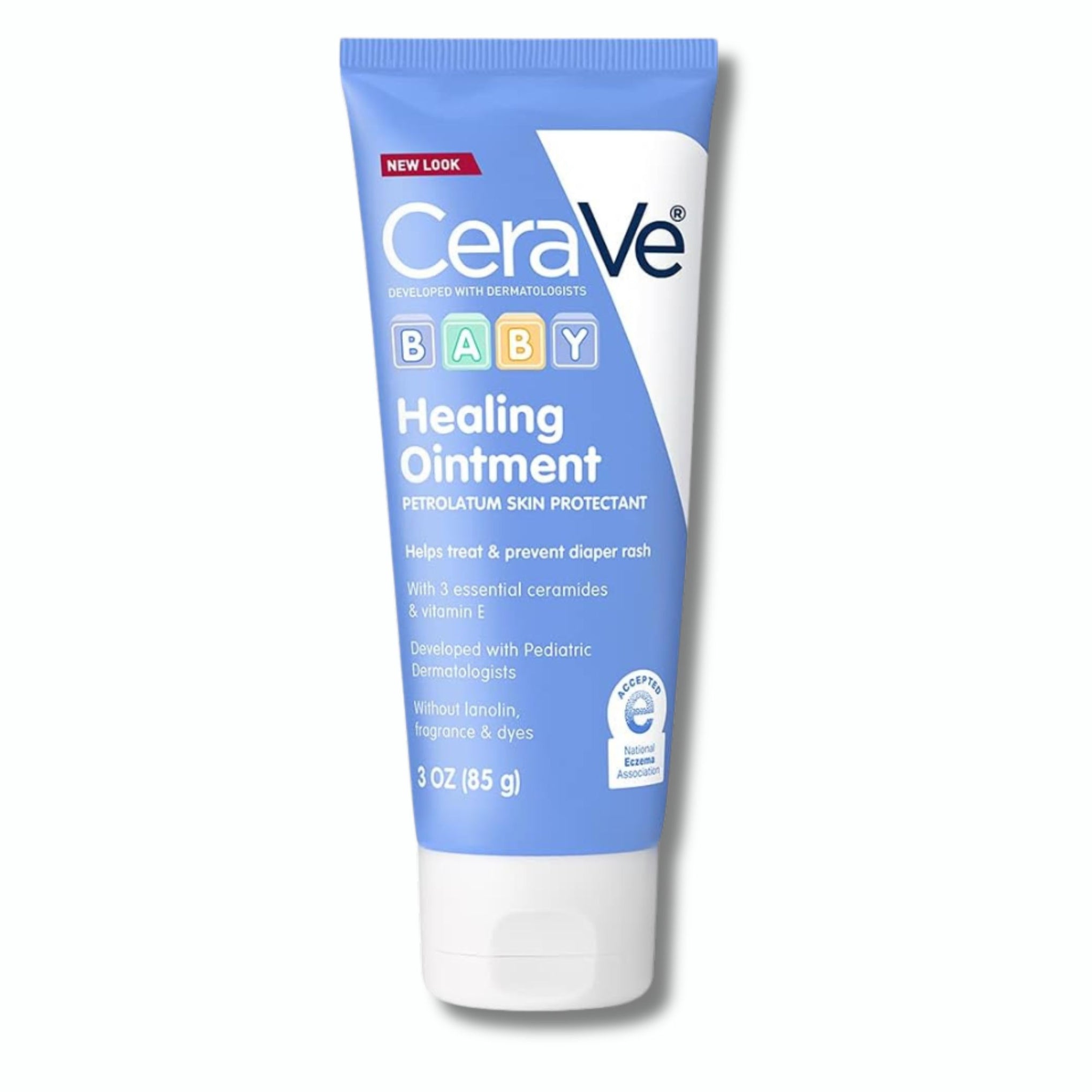 CeraVe Baby Healing Ointment, CeraVe Diaper Rash Cream, Baby Healing Ointment for Extra Dry, Cracked Skin, Diaper Cream with Ceramides & Vitamin E, Lanolin, Fragrance, Paraben, Dye, Phthalates & Sulfate Free