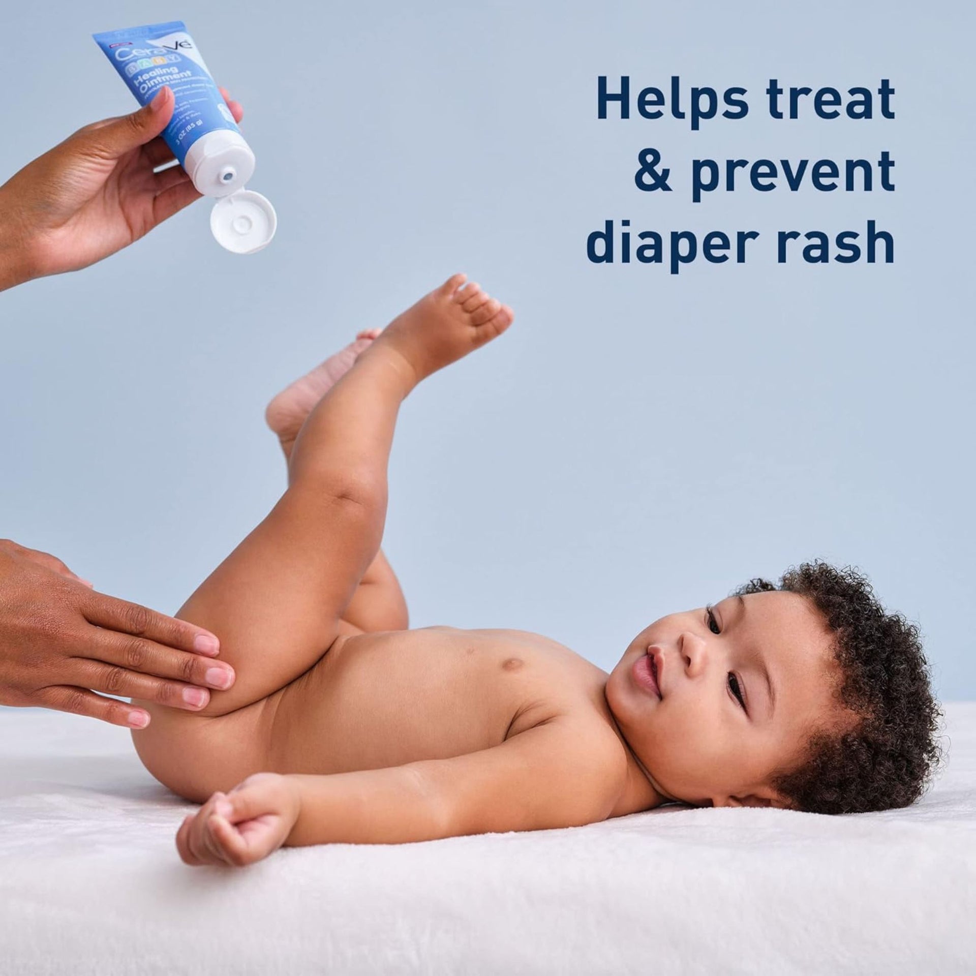 CeraVe Baby Healing Ointment, CeraVe Diaper Rash Cream, Baby Healing Ointment for Extra Dry, Cracked Skin, Diaper Cream with Ceramides & Vitamin E, Lanolin, Fragrance, Paraben, Dye, Phthalates & Sulfate Free