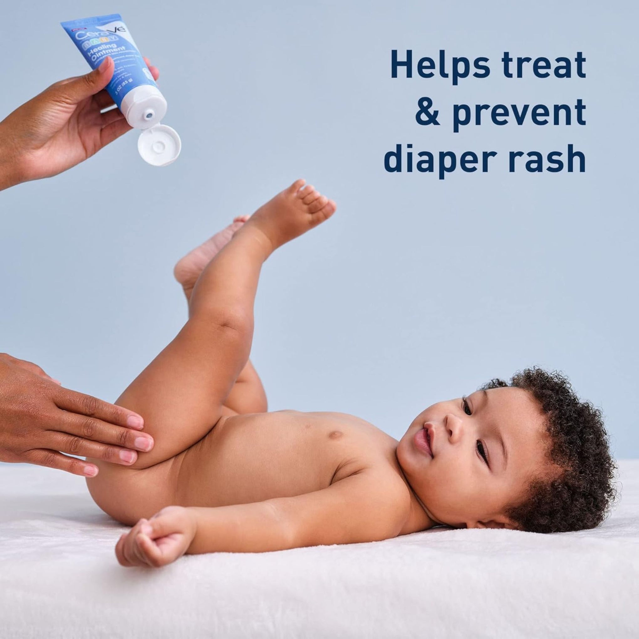 CeraVe Baby Healing Ointment, CeraVe Diaper Rash Cream, Baby Healing Ointment for Extra Dry, Cracked Skin, Diaper Cream with Ceramides & Vitamin E, Lanolin, Fragrance, Paraben, Dye, Phthalates & Sulfate Free