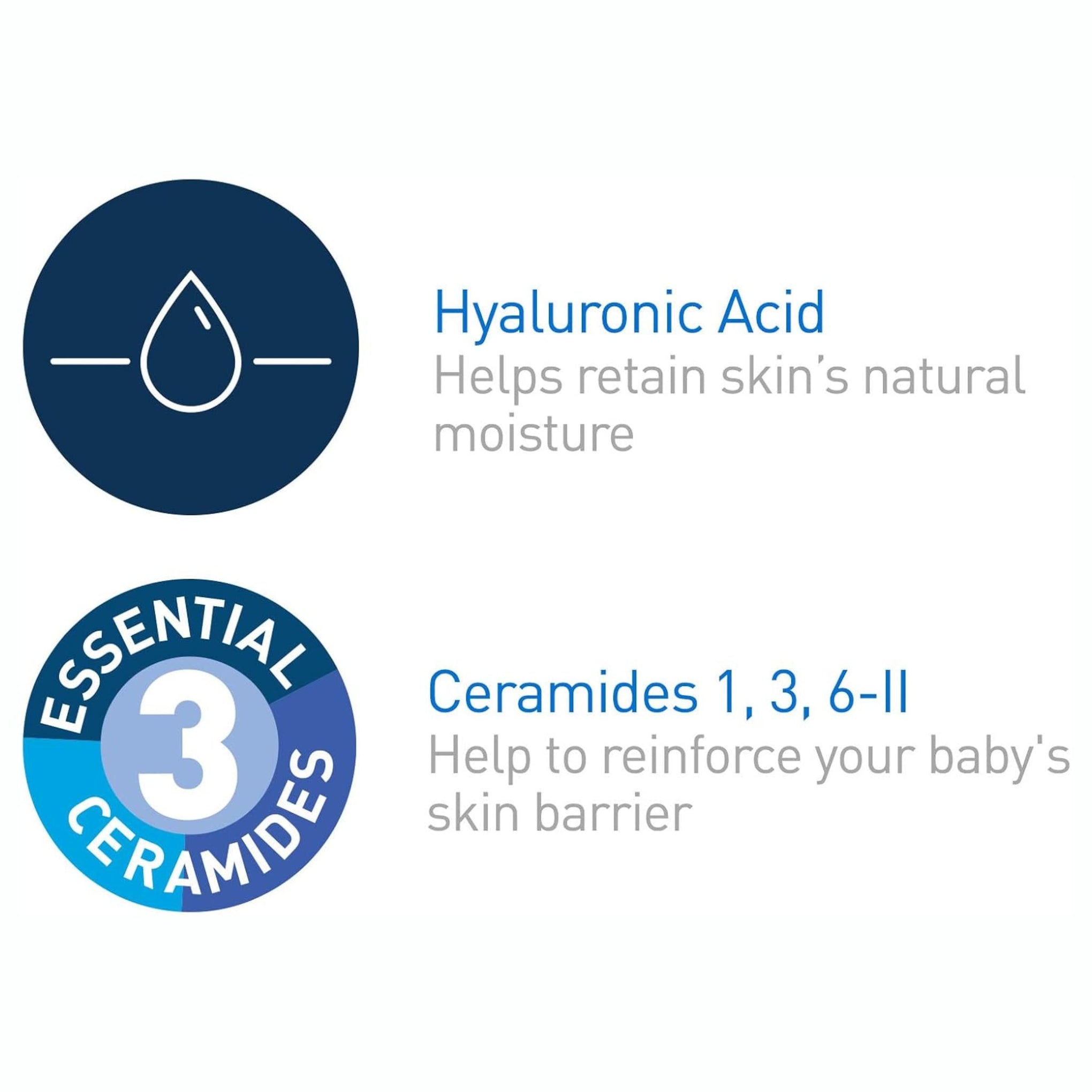 CeraVe Baby Healing Ointment, CeraVe Diaper Rash Cream, Baby Healing Ointment for Extra Dry, Cracked Skin, Diaper Cream with Ceramides & Vitamin E, Lanolin, Fragrance, Paraben, Dye, Phthalates & Sulfate Free