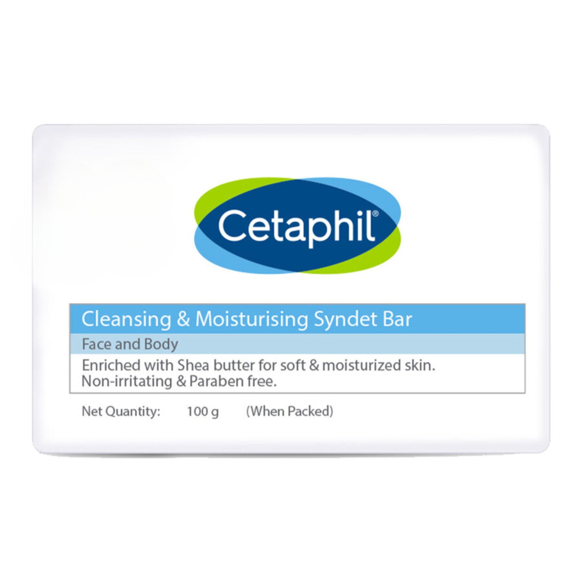 Cetaphil Cleansing & Moisturising Syndet Bar | CETAPHIL ADLT SOAP | 100GM & 75gm