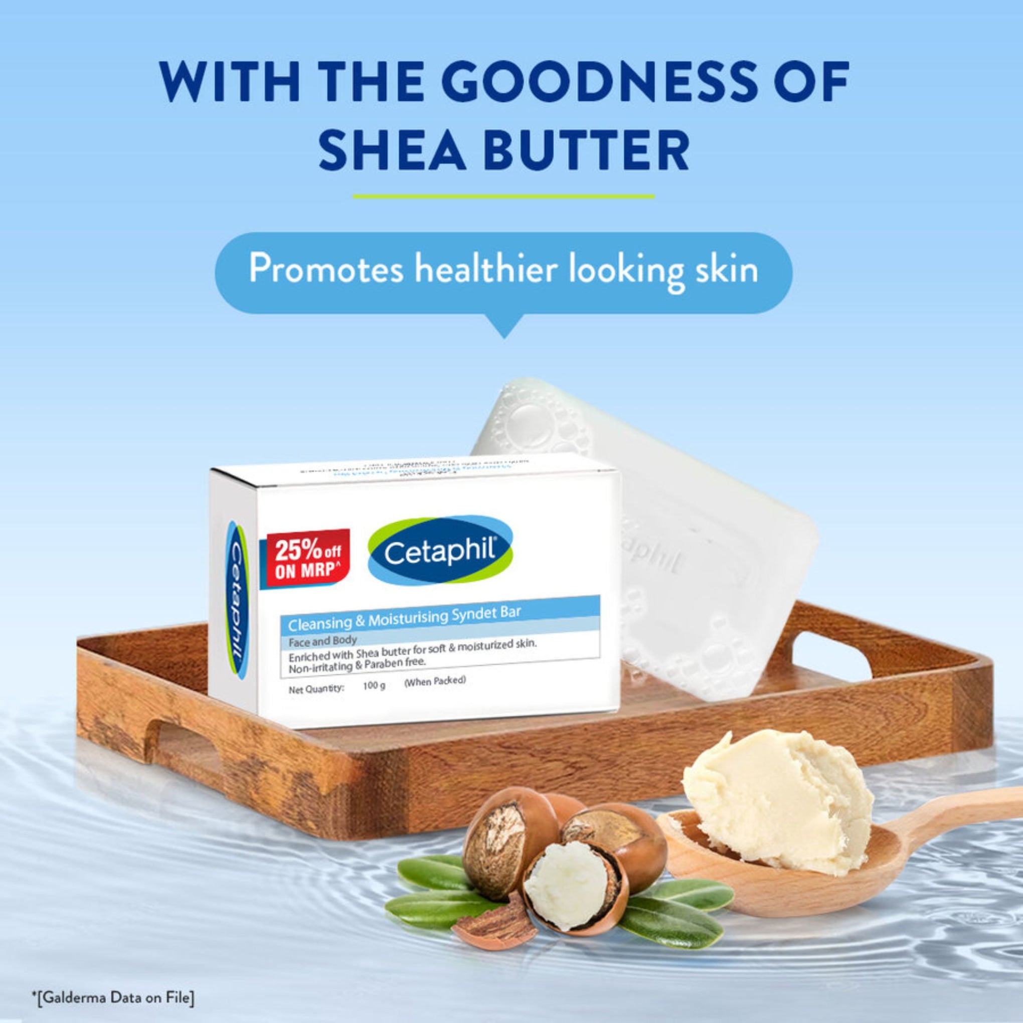 Cetaphil Cleansing & Moisturising Syndet Bar | CETAPHIL ADLT SOAP | 100GM & 75gm