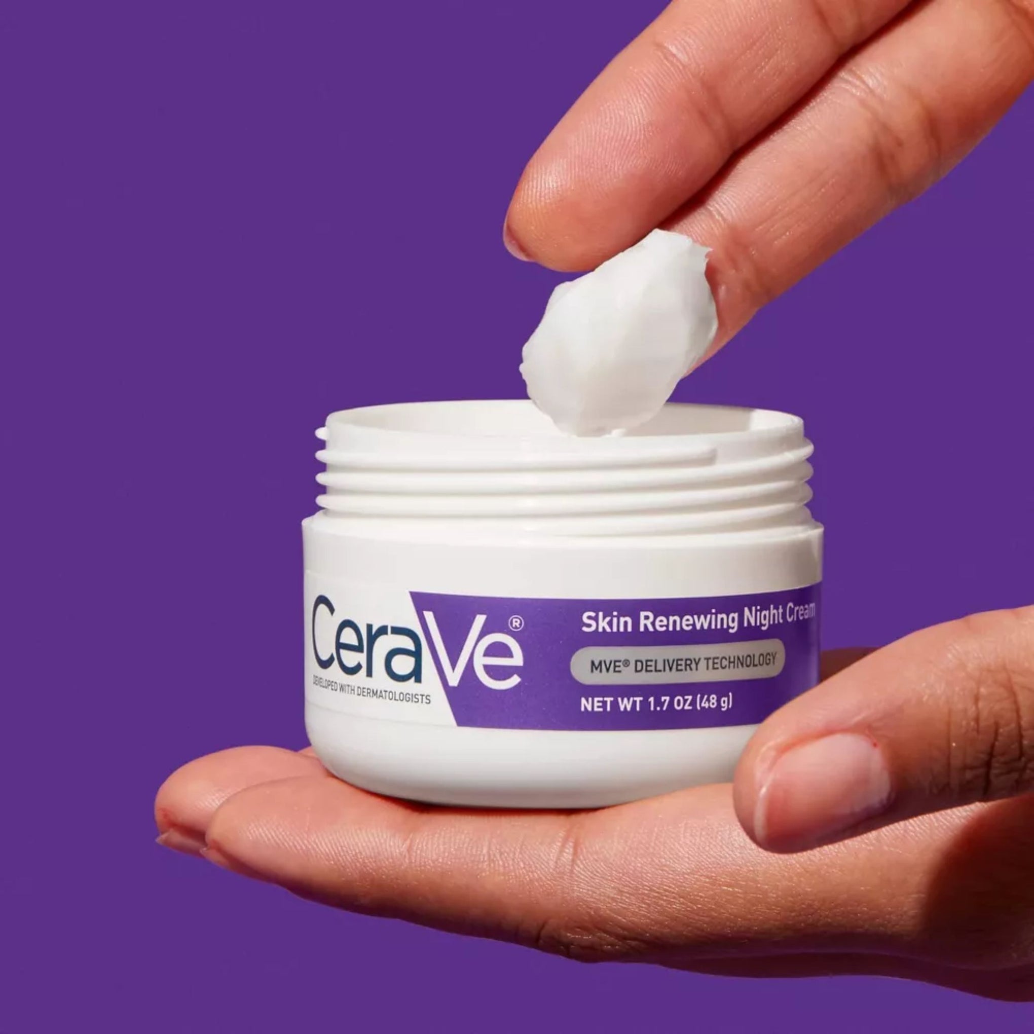 CeraVe Skin Renewing Night Cream Face Moisturizer - 1.7 fl oz