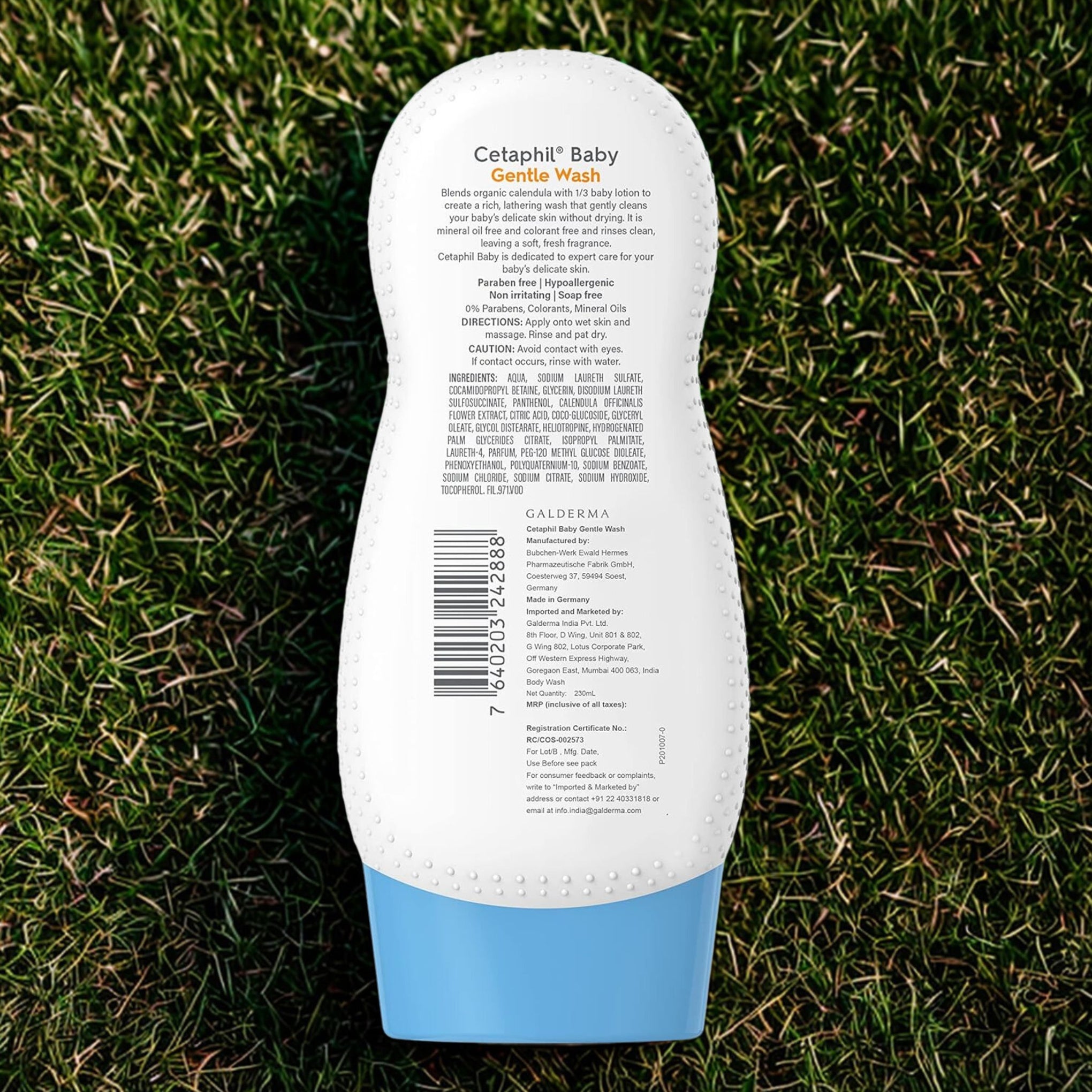 Cetaphil Baby Gentle Wash with organic calendula 230ml | baby body wash | gentle wash