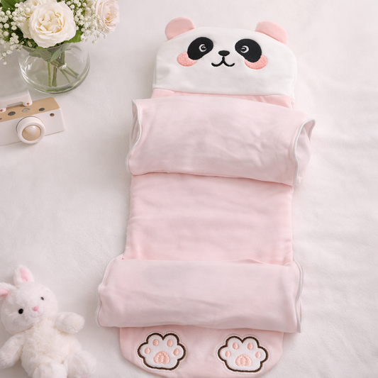 Smile Baby Adjustable Baby Head Shaping Pillow with Breathable Fabric & Millet Filling – Soft, Washable Newborn Support Pillow