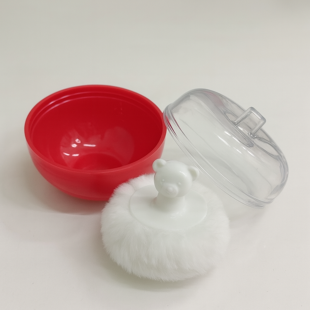 Smile Baby Powder Puff – Soft & Gentle Bear Handle Puff for Newborns & Kids | Available in 5 Colors