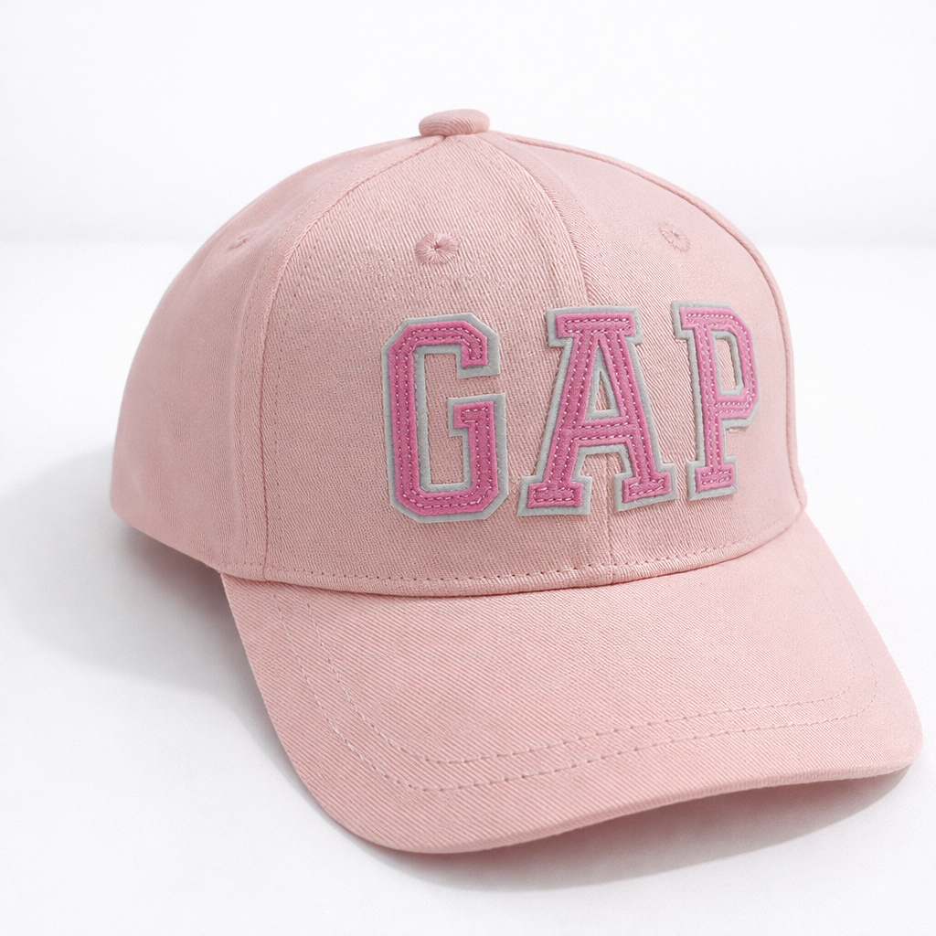 SMILE BABY Big Size Kids Baseball Cap – Adjustable Cotton Cap for Boys & Girls (Fawn, Pink, Red)