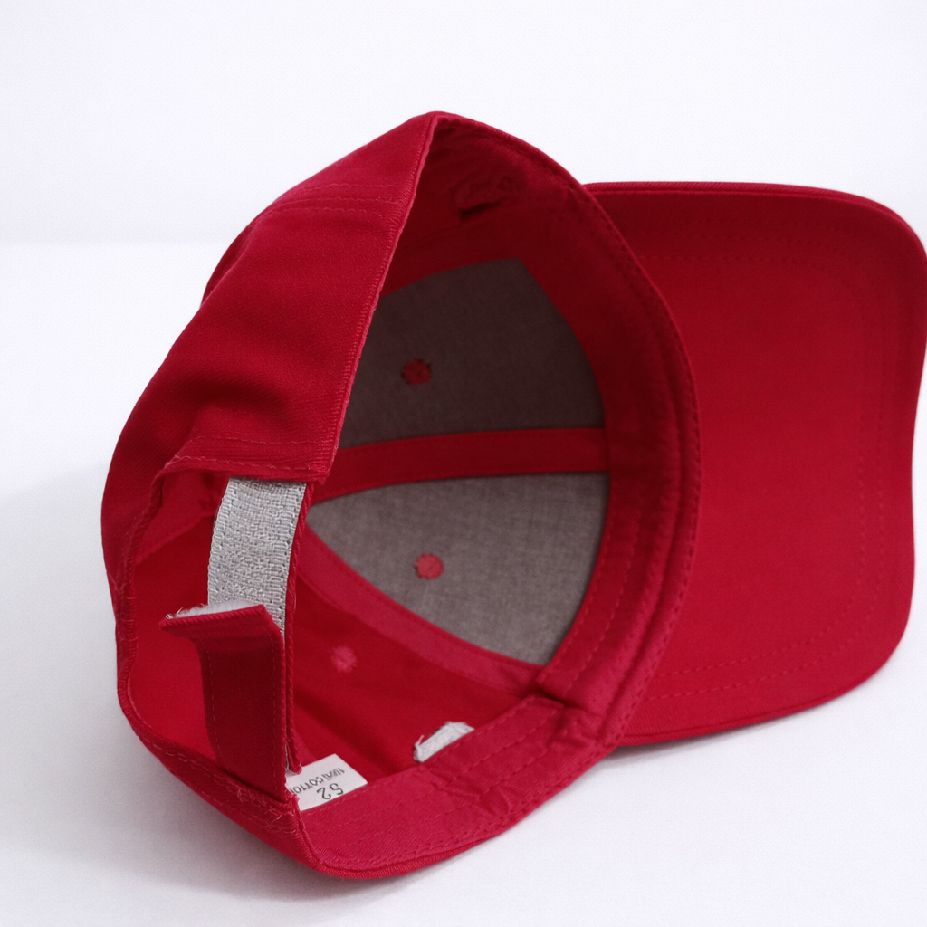 SMILE BABY Big Size Kids Baseball Cap – Adjustable Cotton Cap for Boys & Girls (Fawn, Pink, Red)