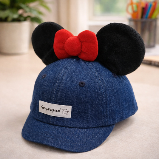 SMILE BABY CAP (MEDIUM SIZE) – Kids Cute Ear Design Adjustable Cap