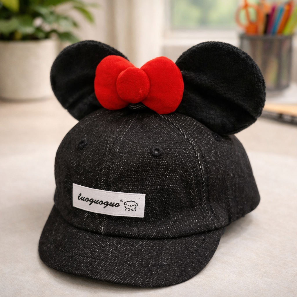 SMILE BABY CAP (MEDIUM SIZE) – Kids Cute Ear Design Adjustable Cap