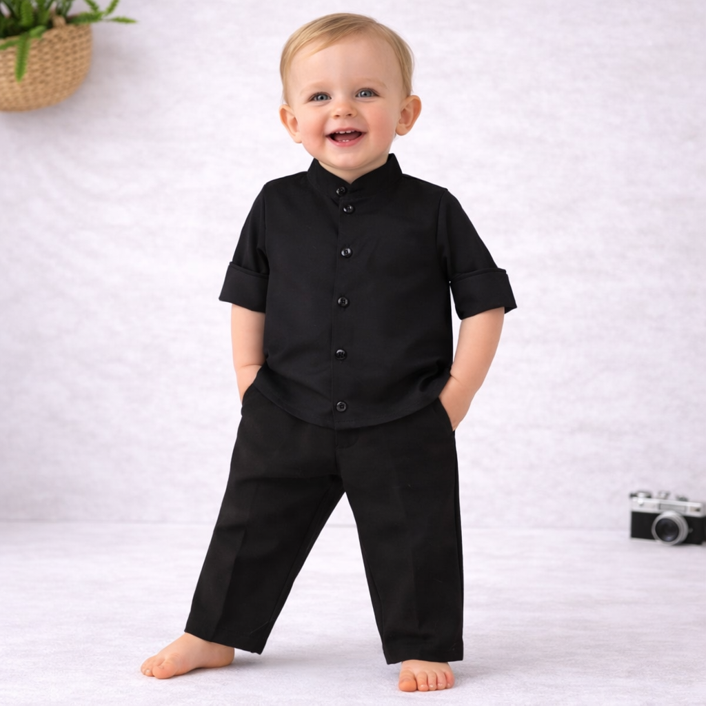 Little Collars Boys Set (18 Months to 4 Years) – Premium Waistcoat & Pant Formal Outfit