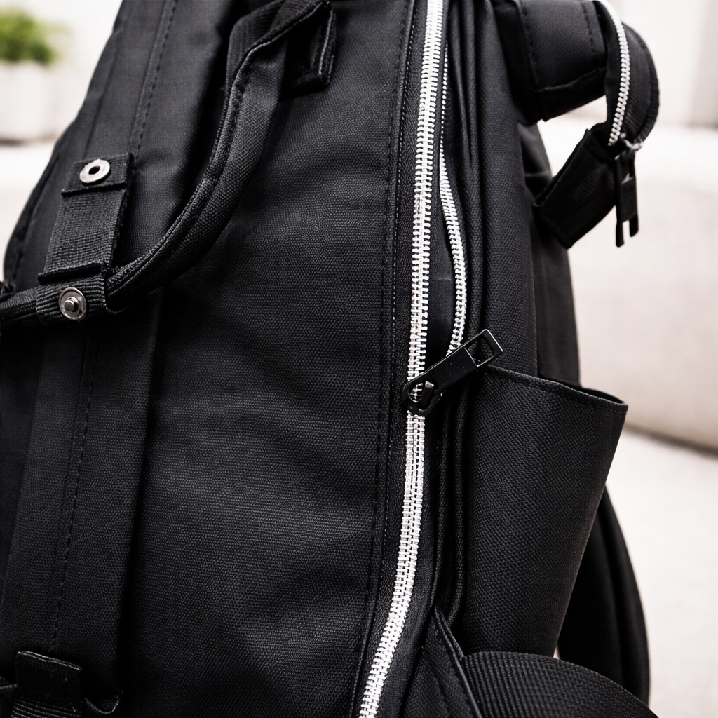 MEE MEE Mother Diaper Bag Backpack – Multi-Functional Baby Care Maternity Bag with Large Storage Compartments | Waterproof Travel Mommy Bag (BLK, D.GREY, L.GREY)