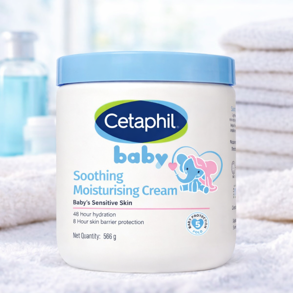 Cetaphil Baby Soothing Moisturising Cream – 48-Hour Hydration for Baby’s Sensitive Skin