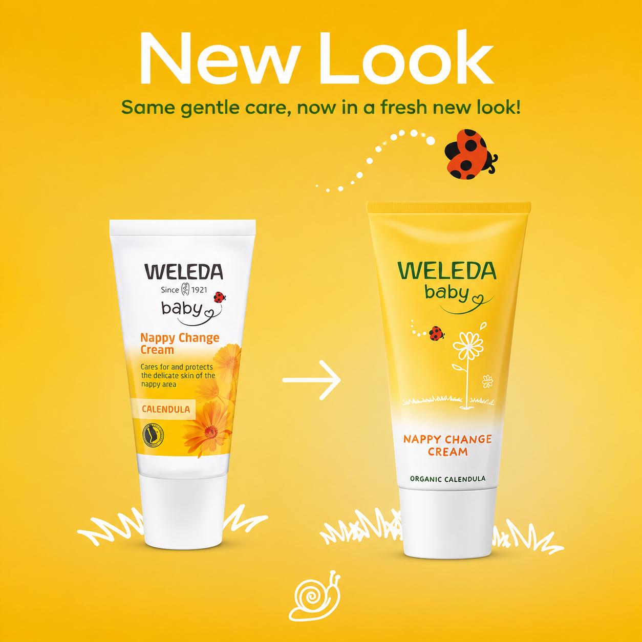 Weleda Baby Nappy Change Cream 30ml | Organic Calendula Diaper Rash Cream | Protects, Soothes & Regenerates Sensitive Baby Skin