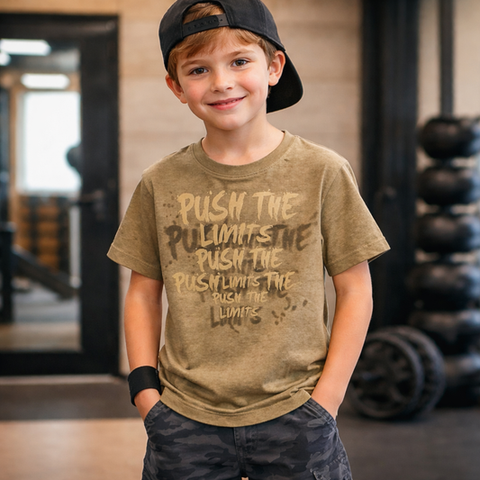 UNIKON Boys Khakhi Graphic Printed Cotton T-Shirt – Casual Sports & Everyday Wear (4–12 Years)