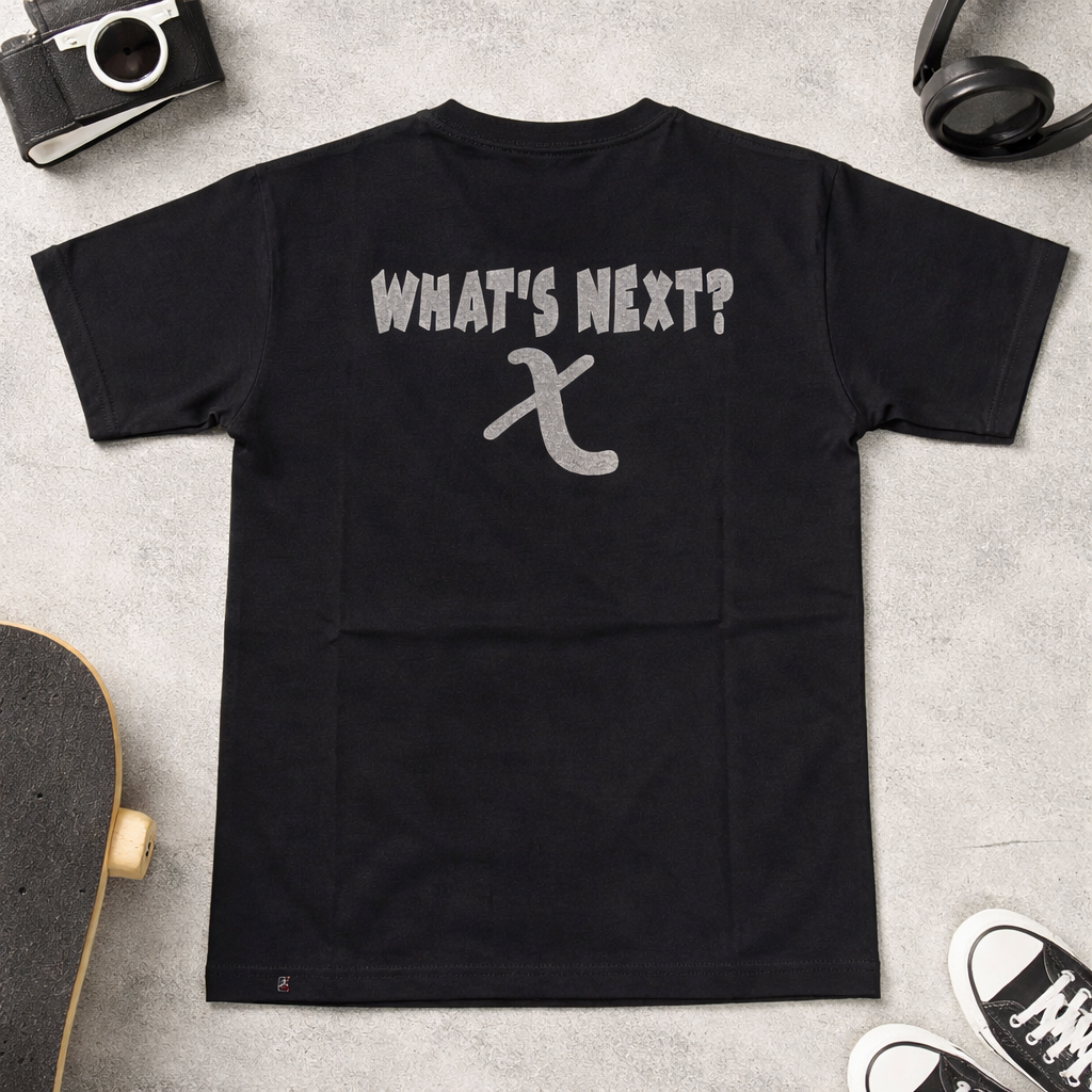 UNIKON Boys Black Graphic Printed Cotton T-Shirt | Trendy Casual Street Style Tee | Age 6–12 Years