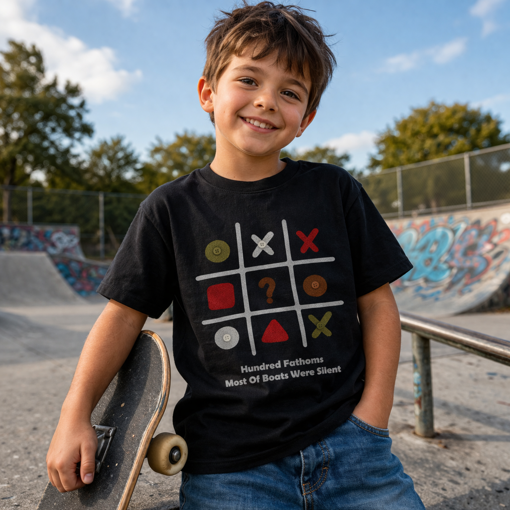 UNIKON Boys Black Graphic Printed Cotton T-Shirt | Trendy Casual Street Style Tee | Age 6–12 Years