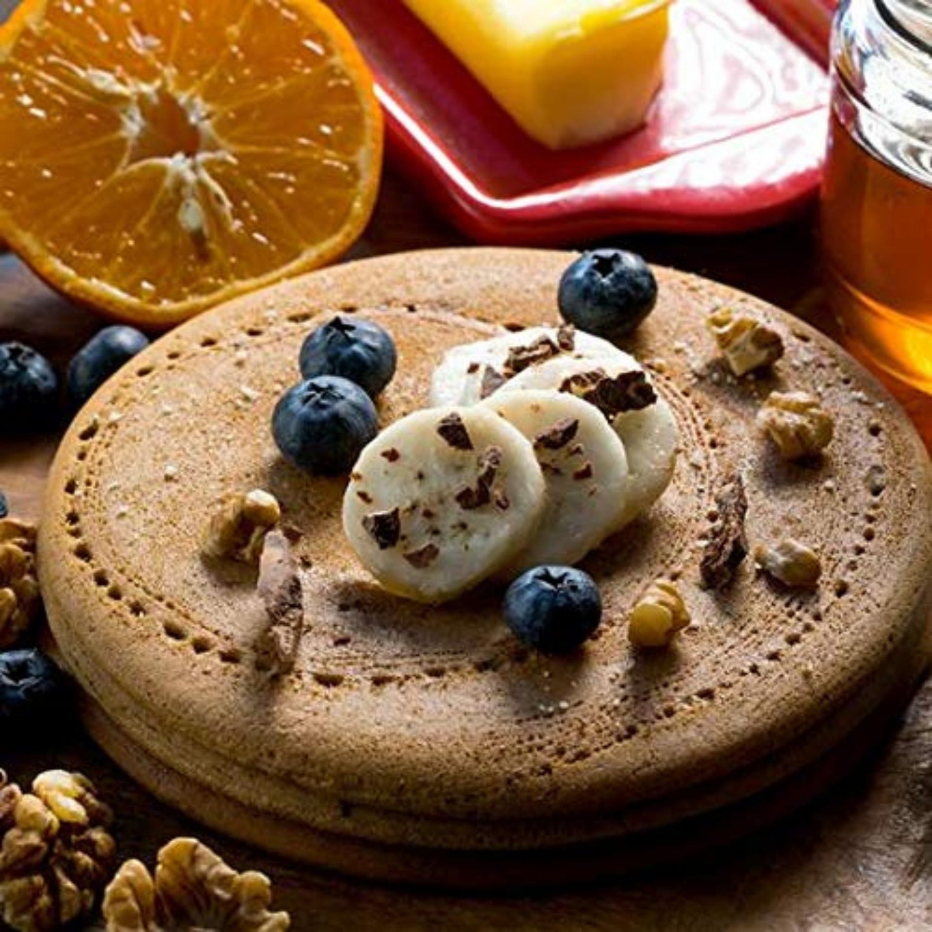 Slurrp Farm Breakfast Millet Pancake Mix Available In Different Types | BANAN CHOCO CHIP , CLASSIC , CHOCOLATE , BLUEBERRY | 150G