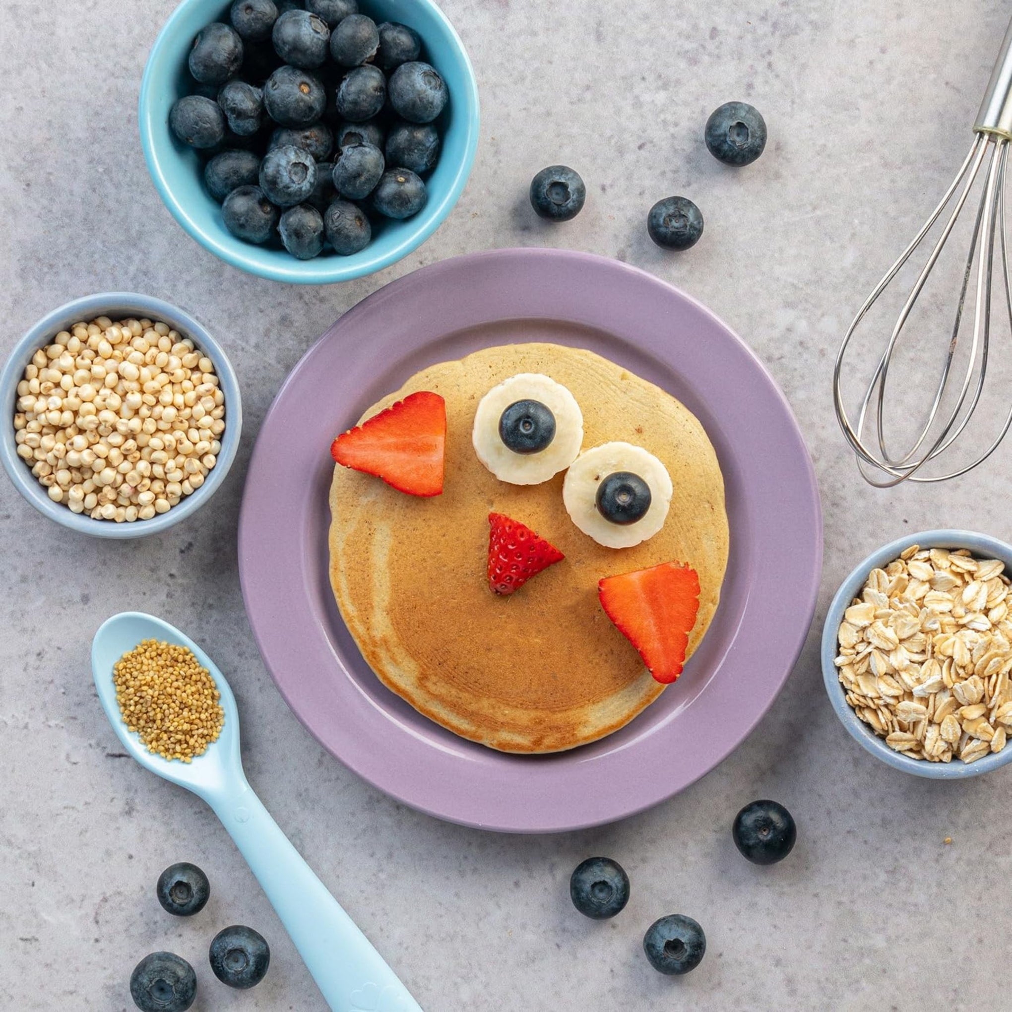 Slurrp Farm Breakfast Millet Pancake Mix Available In Different Types | BANAN CHOCO CHIP , CLASSIC , CHOCOLATE , BLUEBERRY | 150G