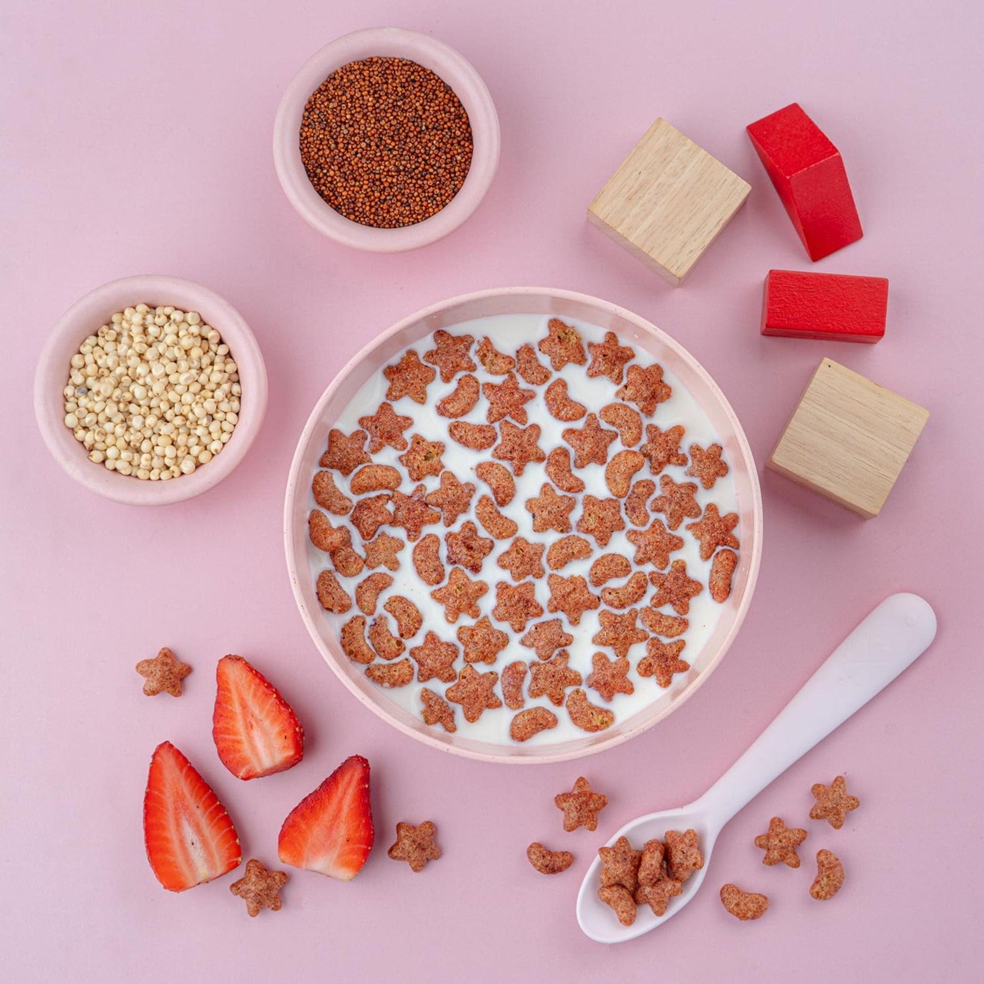 Slurrp Farm Cereal – Berry Crunch Strawberry & Choco Crunch Chocolate | 2 Variants | 400 g