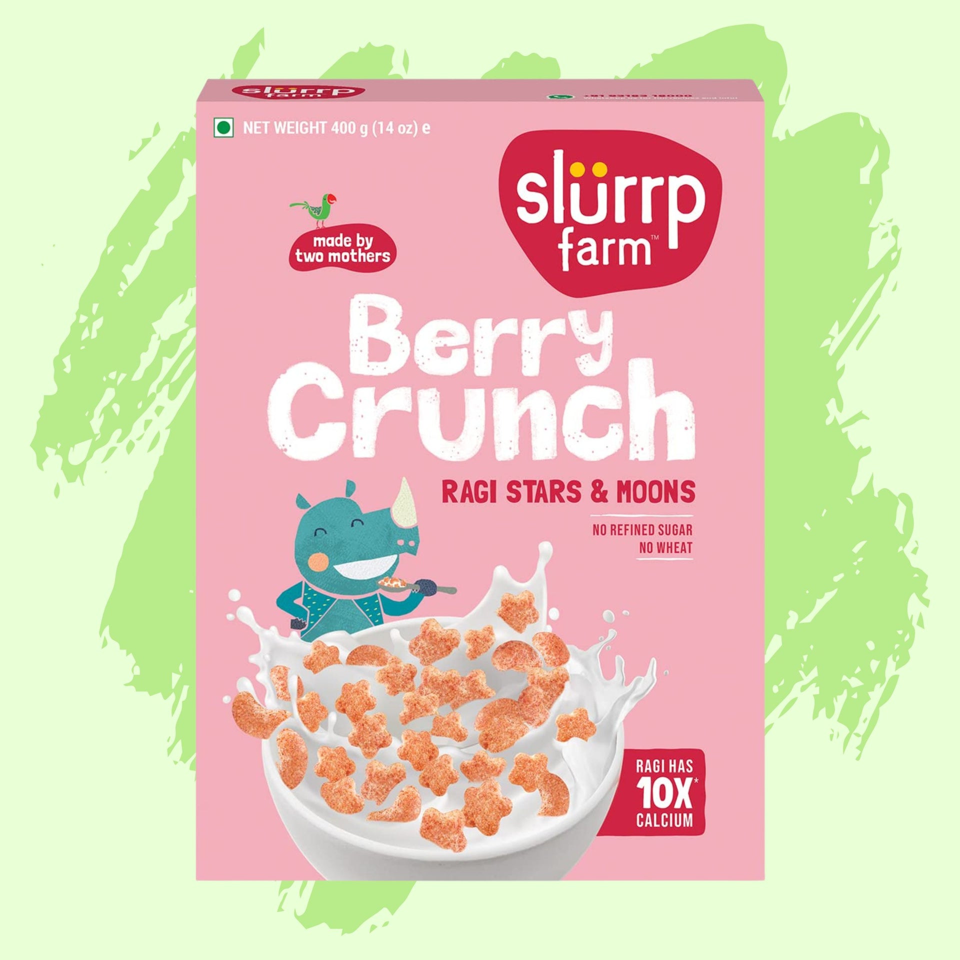 Slurrp Farm Cereal – Berry Crunch Strawberry & Choco Crunch Chocolate | 2 Variants | 400 g