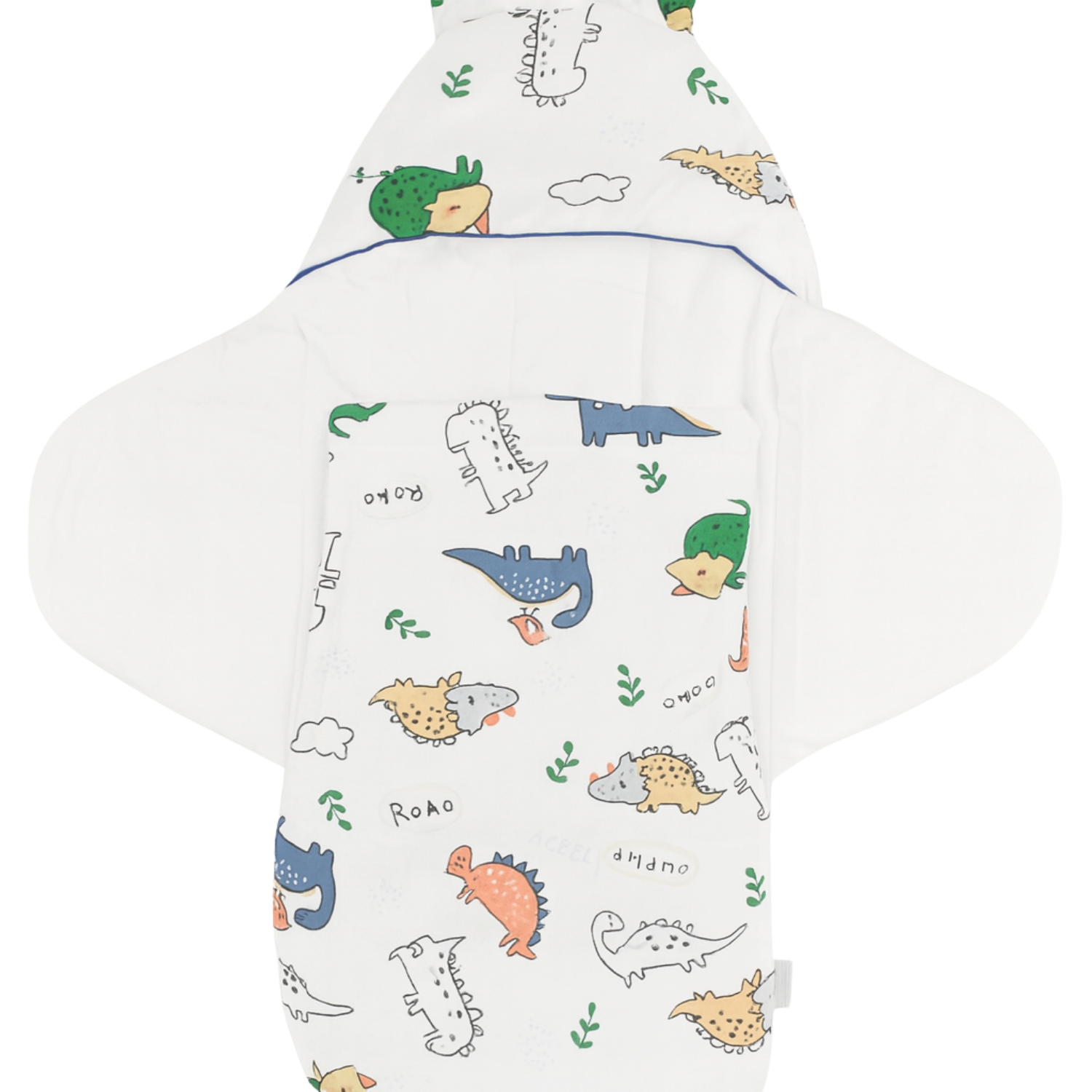 Smile Baby Dinosaur Roar Baby Swaddle Wrap with Hood – 0-6 Months