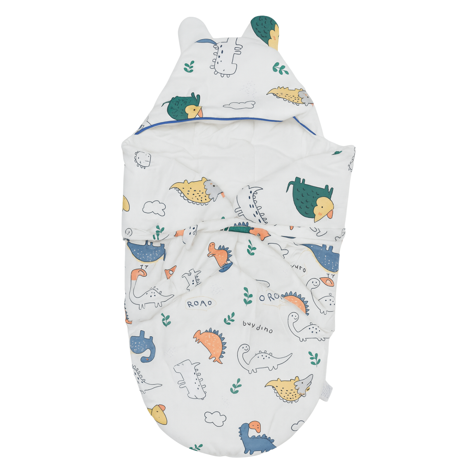 Smile Baby Dinosaur Roar Baby Swaddle Wrap with Hood – 0-6 Months