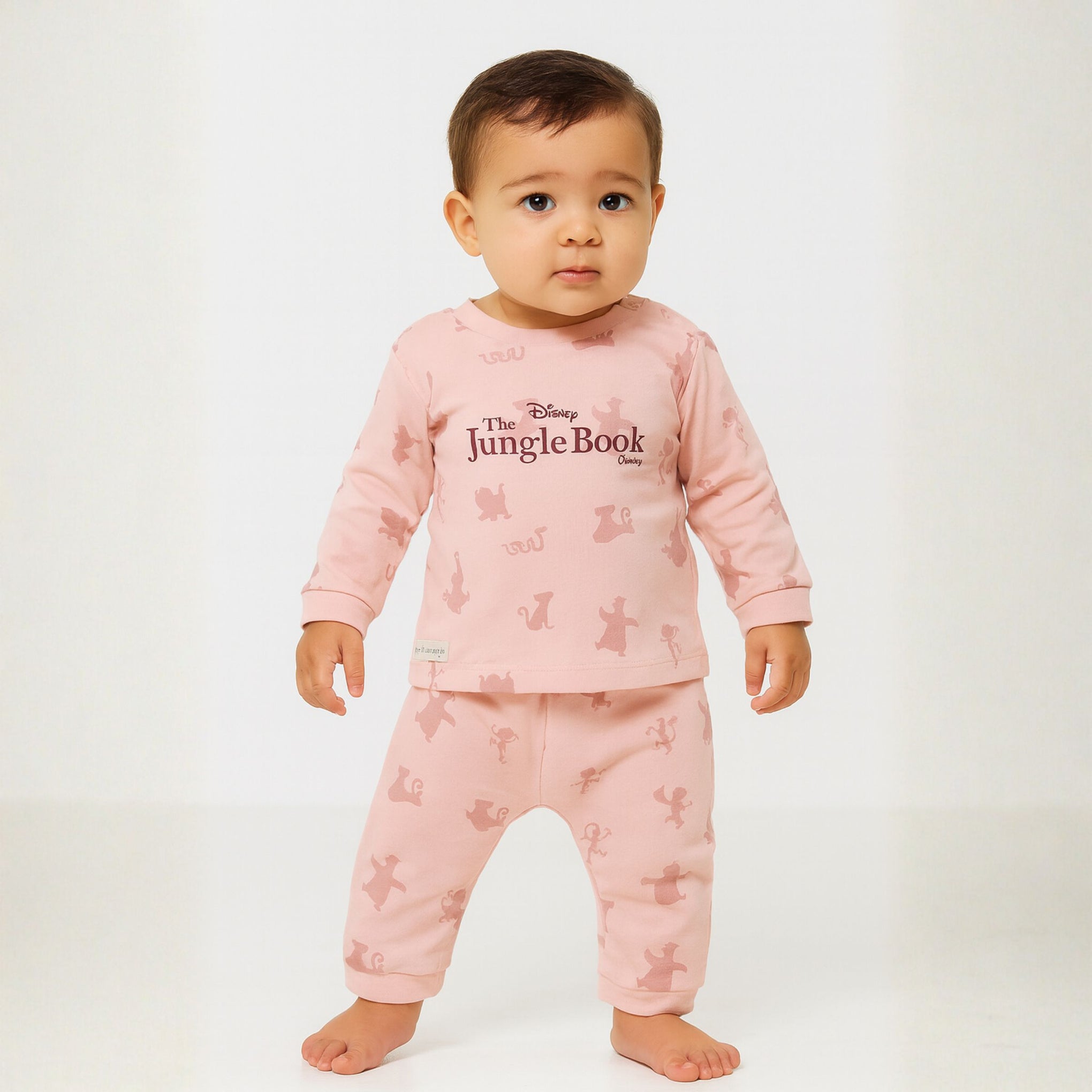 Ollypop Disney Jungle Book Full Sleeves Cotton Night Suit Set for Baby Boys & Girls (3Months TO 3 YEARS )