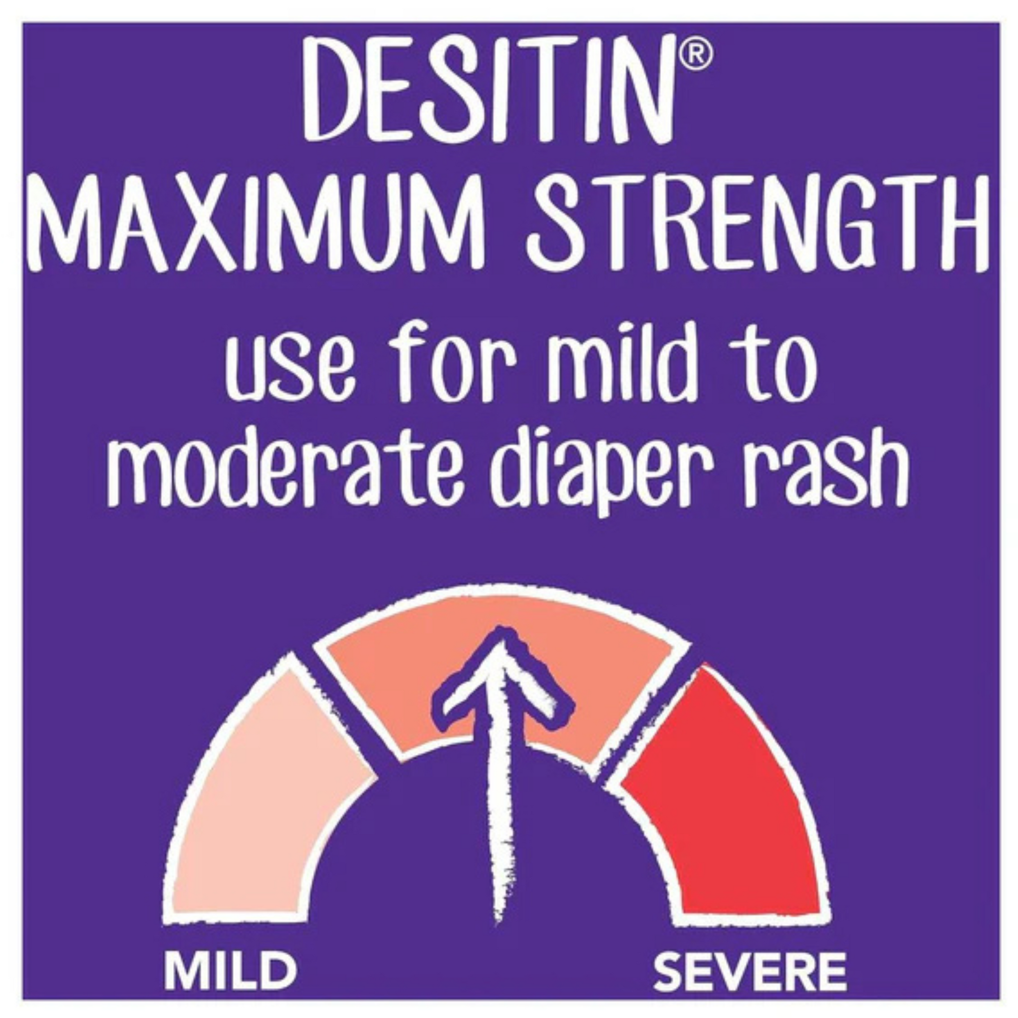 Desitin Maximum Strength, 16 oz Diaper Rash Cream, 40% Zinc Oxide, Hypoallergenic, Paraben-free, Pediatrician & Dermatologist Tested, Baby