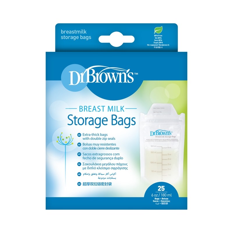 Dr. Brown's breast milk storage bags pack of 25