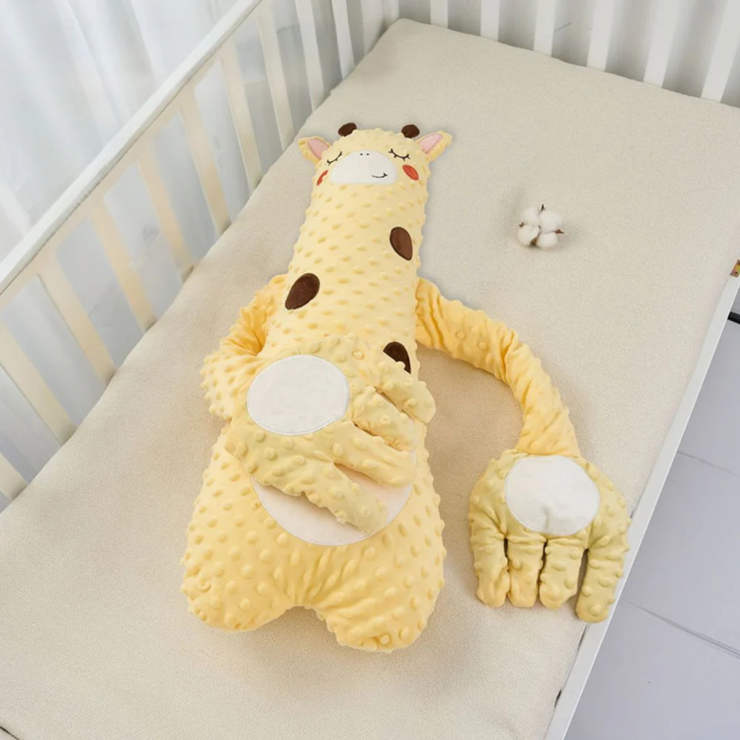 Smile Baby Eiffel Deer Deluxe Musical Hug Doll – Remote-Controlled Baby Soothing Pillow
