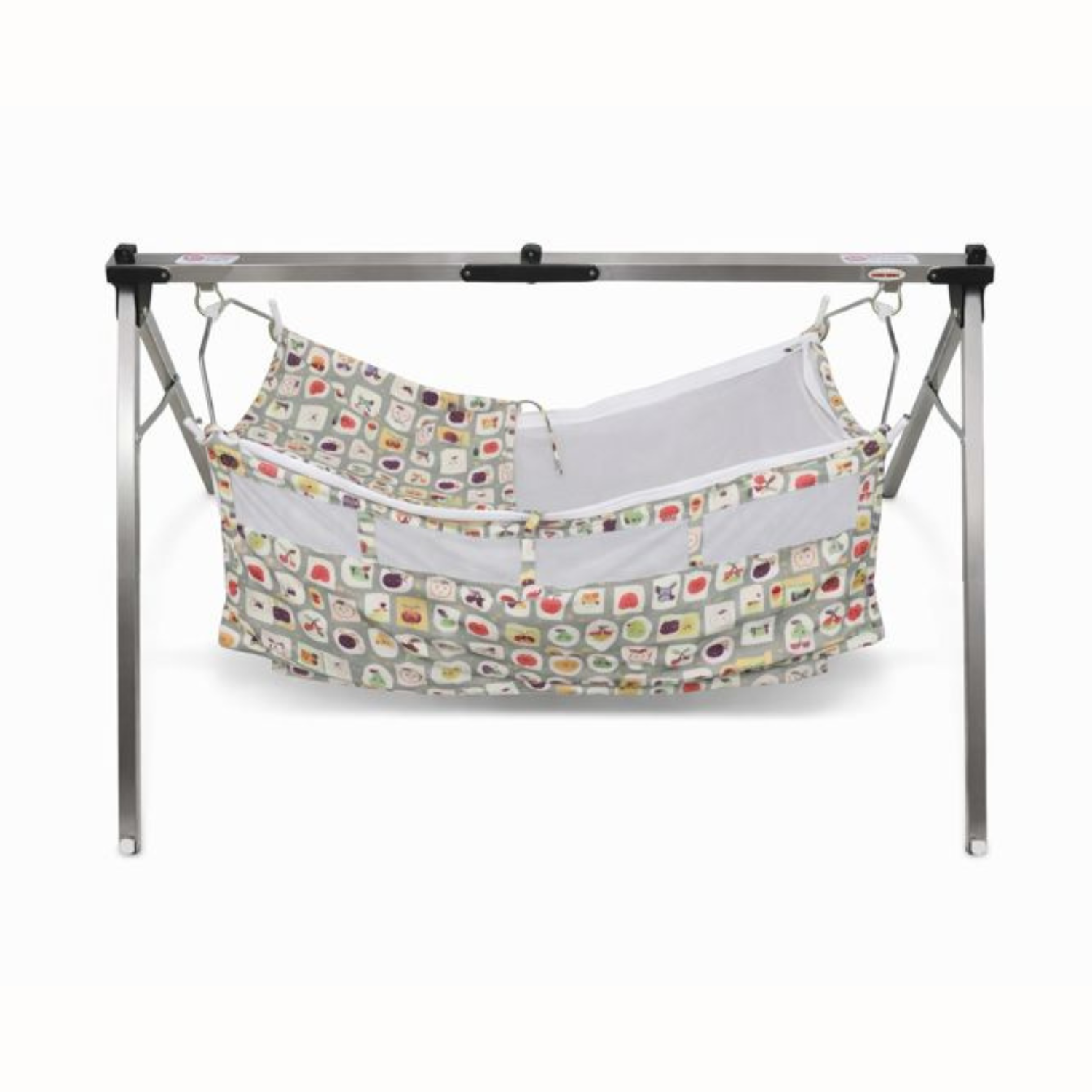 Smile Baby Newborn Khoya Cradle Cloth with Mosquito Net – Fruit Print Pure Cotton Baby Palana (Only Cradle)