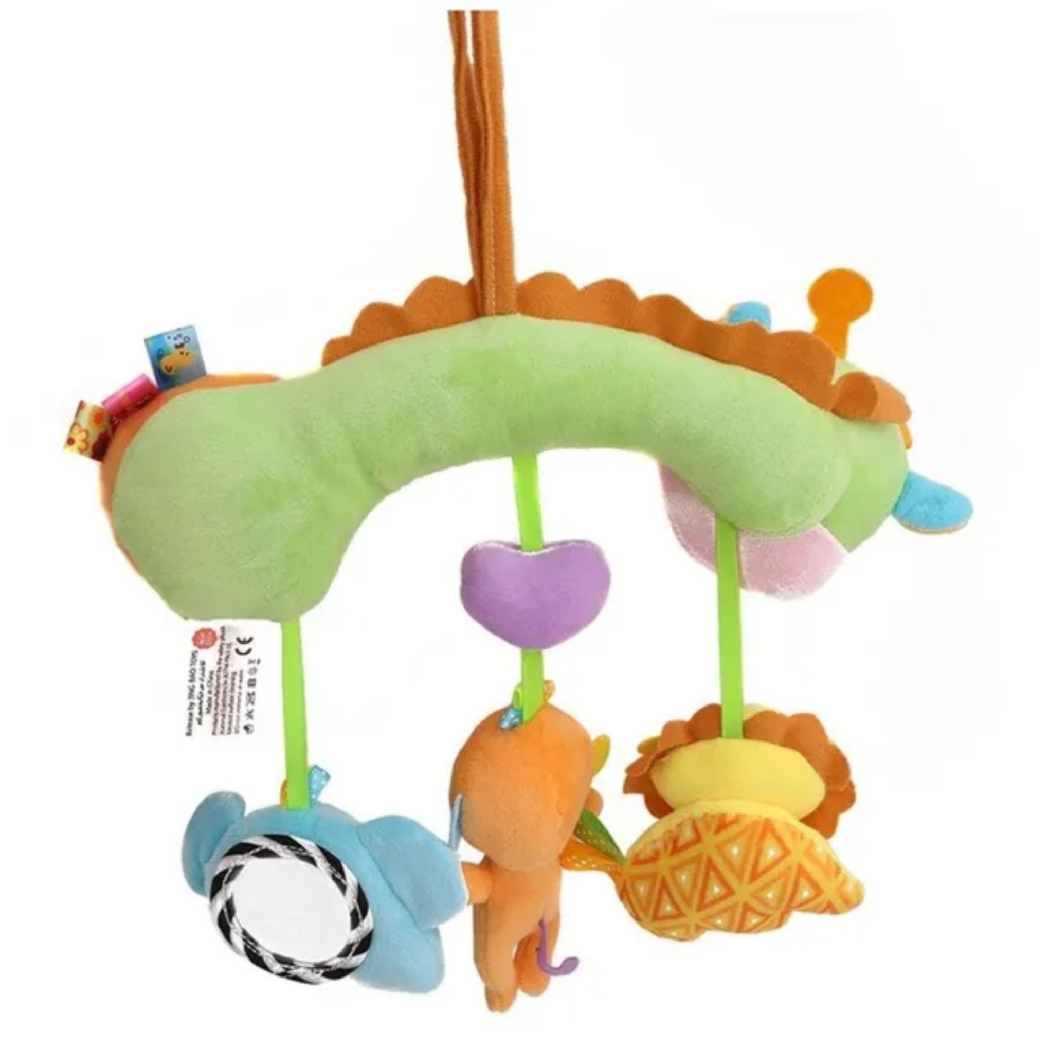Smile Baby  Baby Stroller Plush Hanging Rattle Pendant Toy - Animals