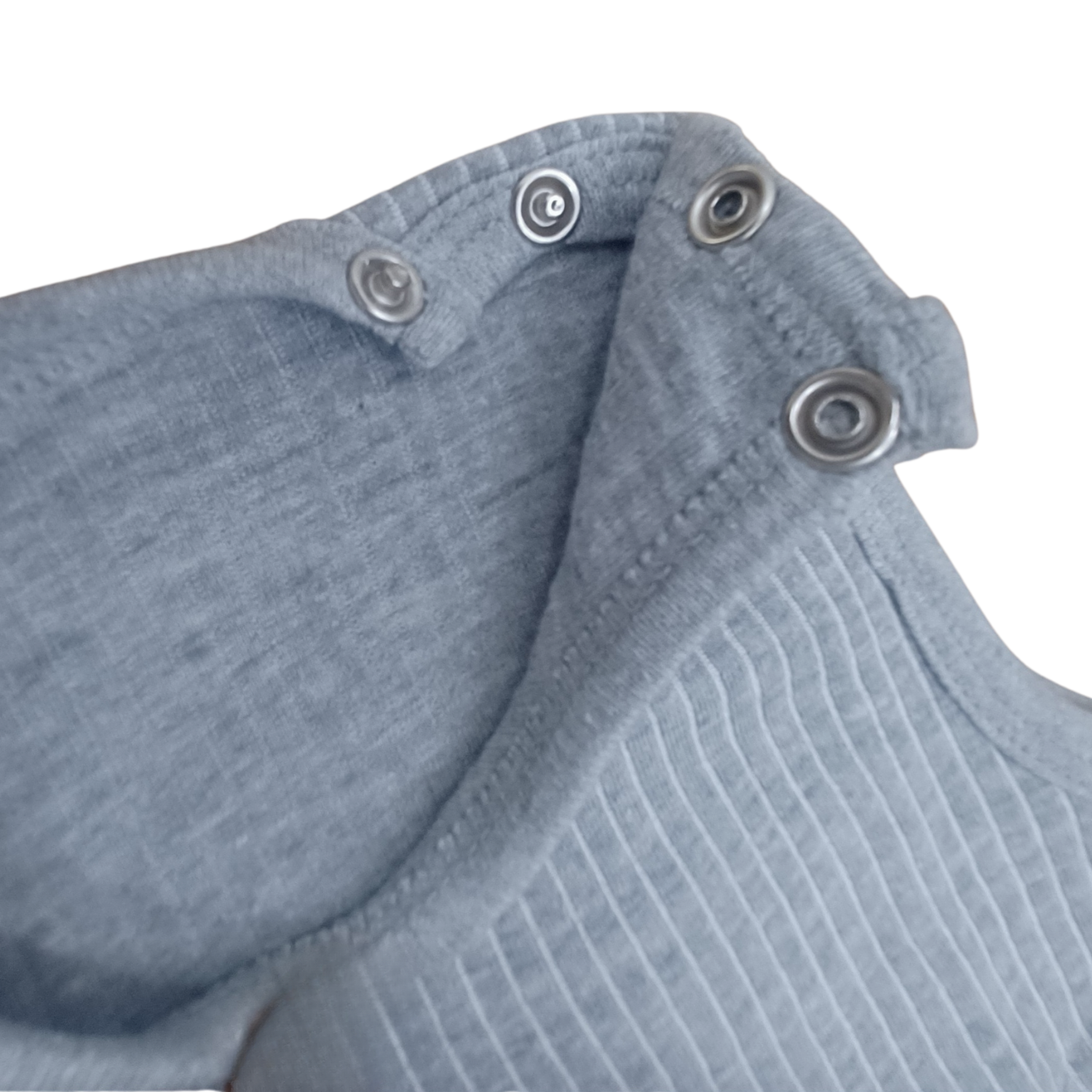 SMILE BABY Sleeveless Thermal T-Shirt for Babies & Kids (0–6 Years) – Soft Ribbed Cotton Winter Innerwear – Grey