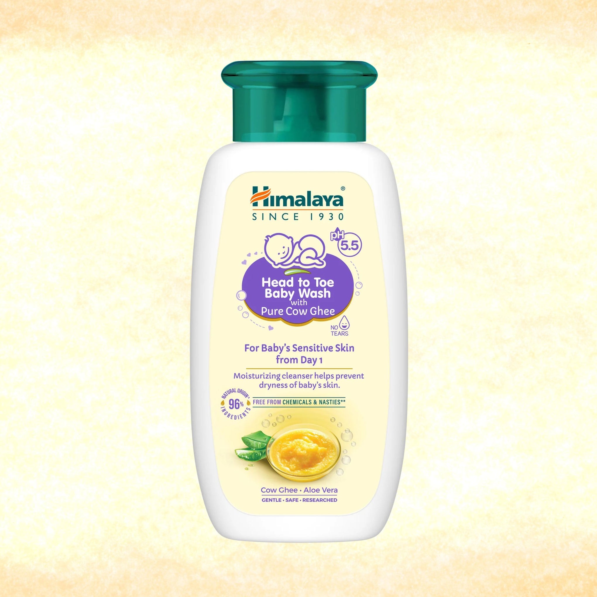 Himalaya Babycare Ghee Himalaya Head to Toe Baby Wash With Pure Cow Ghee - 100 ml