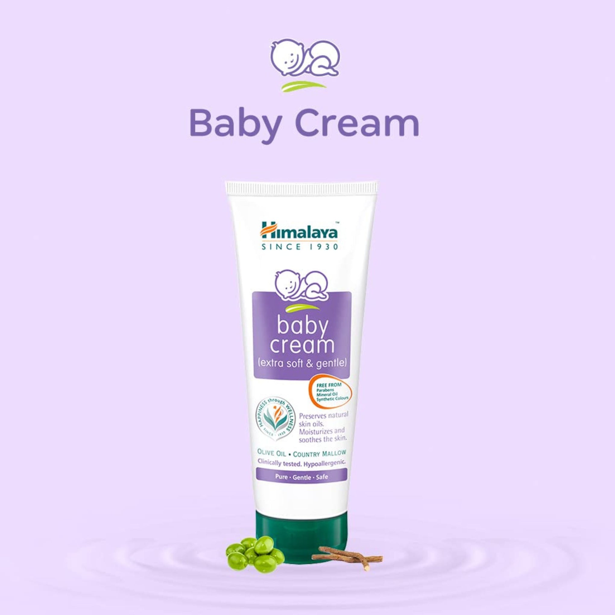 Himalaya Baby Gift Pack Basket,Pack of 1 set,white ," Included Components :  Baby Cream, Baby Massage OiI, Baby Powder,Diaper Rash Cream, Baby Wipes, Shampoo, Soap "