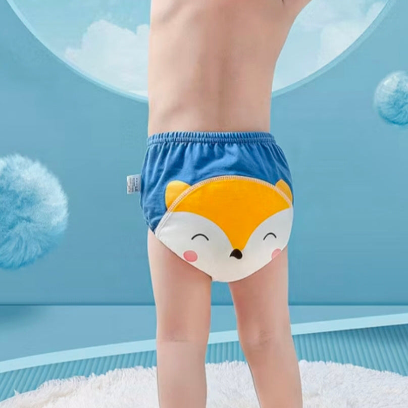 Smile Baby Potty Training Pants Boys Girls Training Underwear Reusable (Dog/Starfish/Submarine) PACK OF 3 | 0 to 2 year