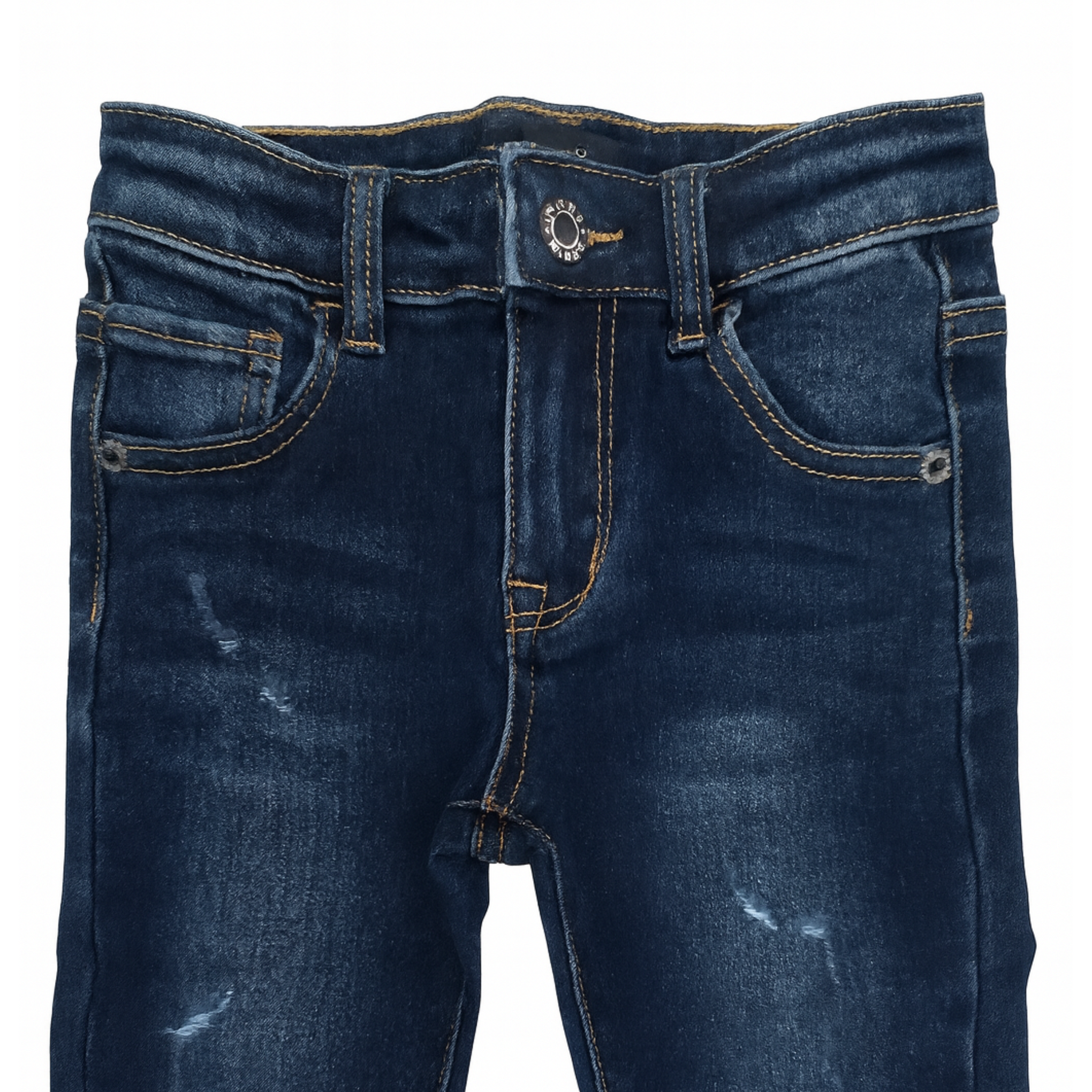 Smile Baby Boys Dark Denim Jeans | Slim Fit | Age 1–5 Years