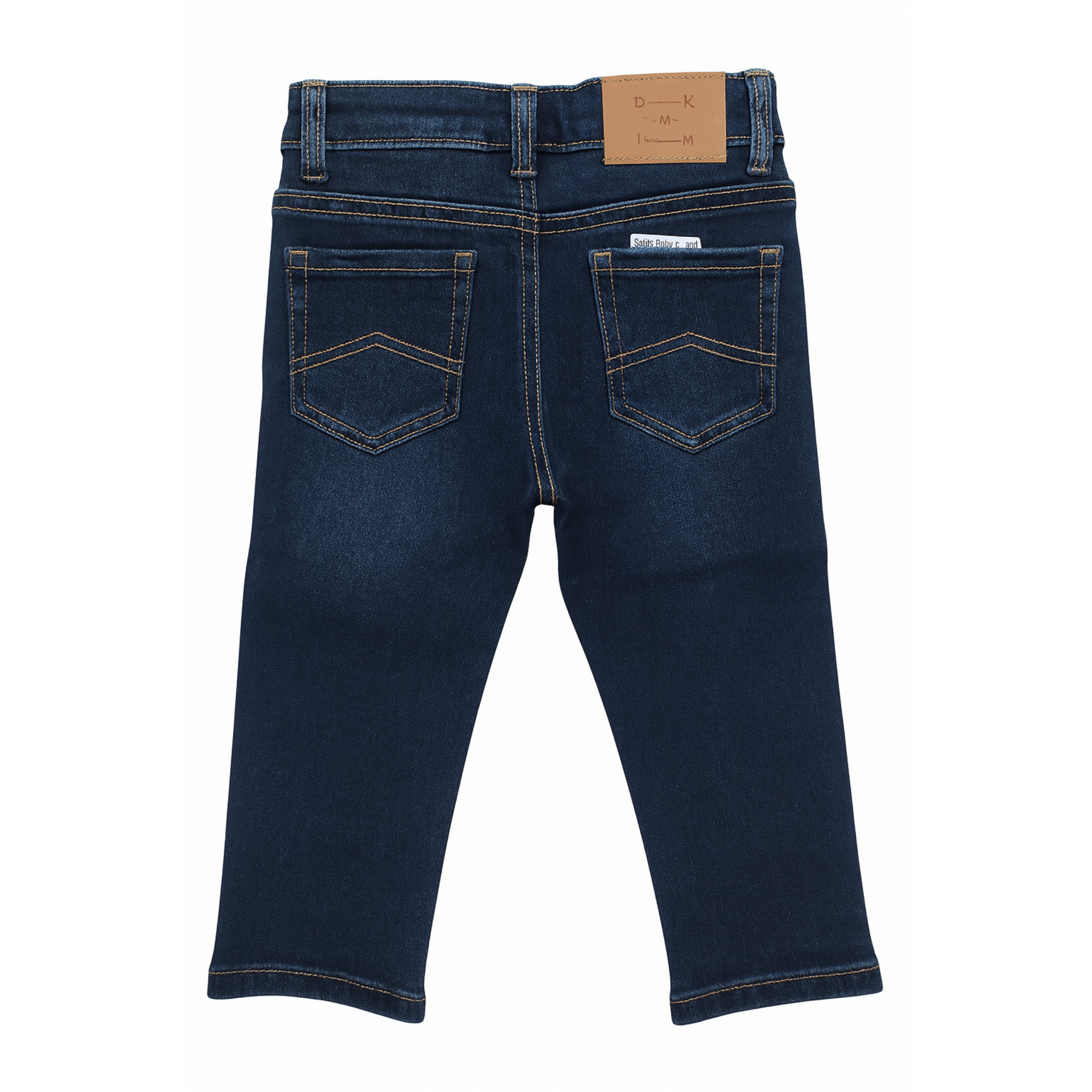 Smile Baby Boys Dark Denim Jeans | Slim Fit | Age 1–5 Years