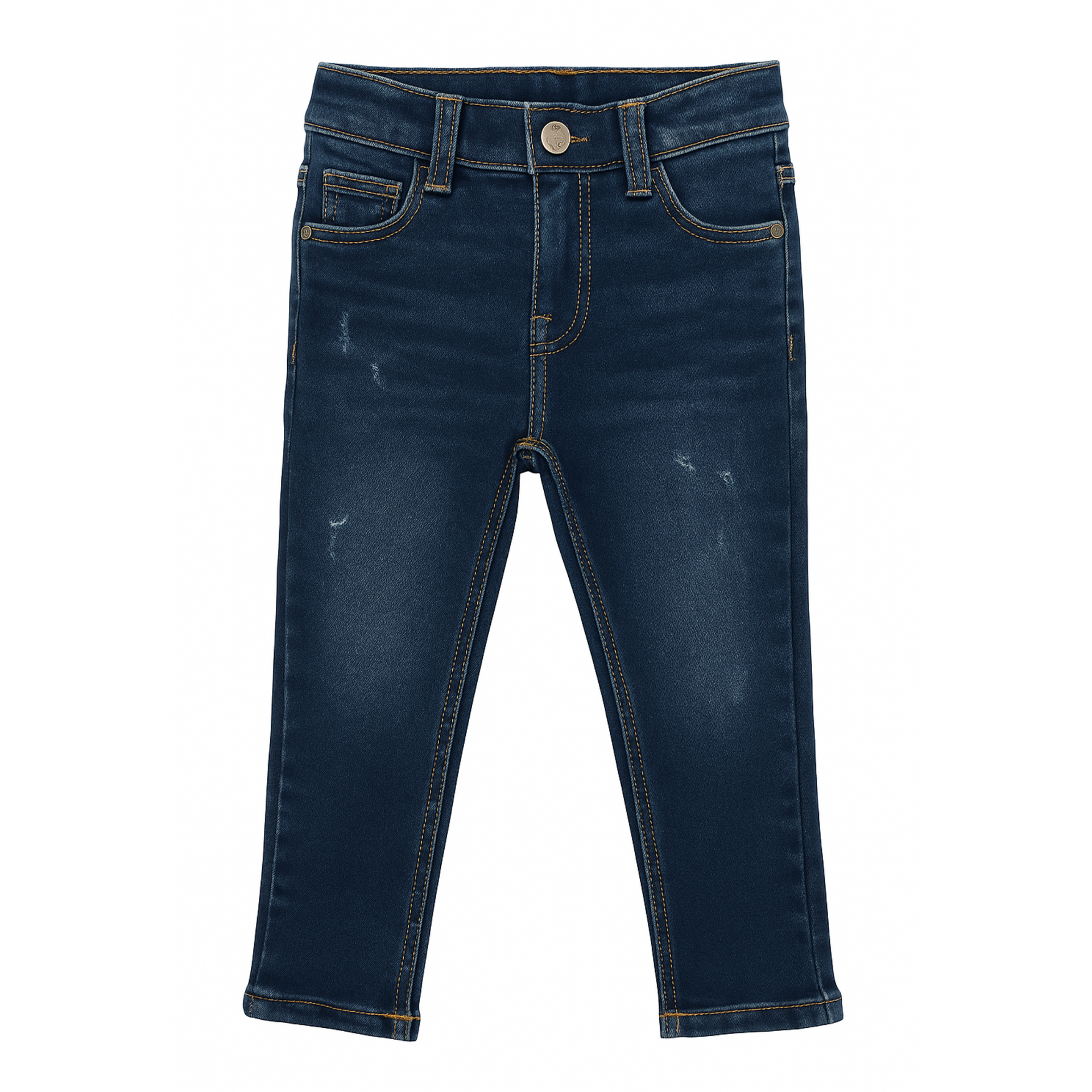 Smile Baby Boys Dark Denim Jeans | Slim Fit | Age 1–5 Years