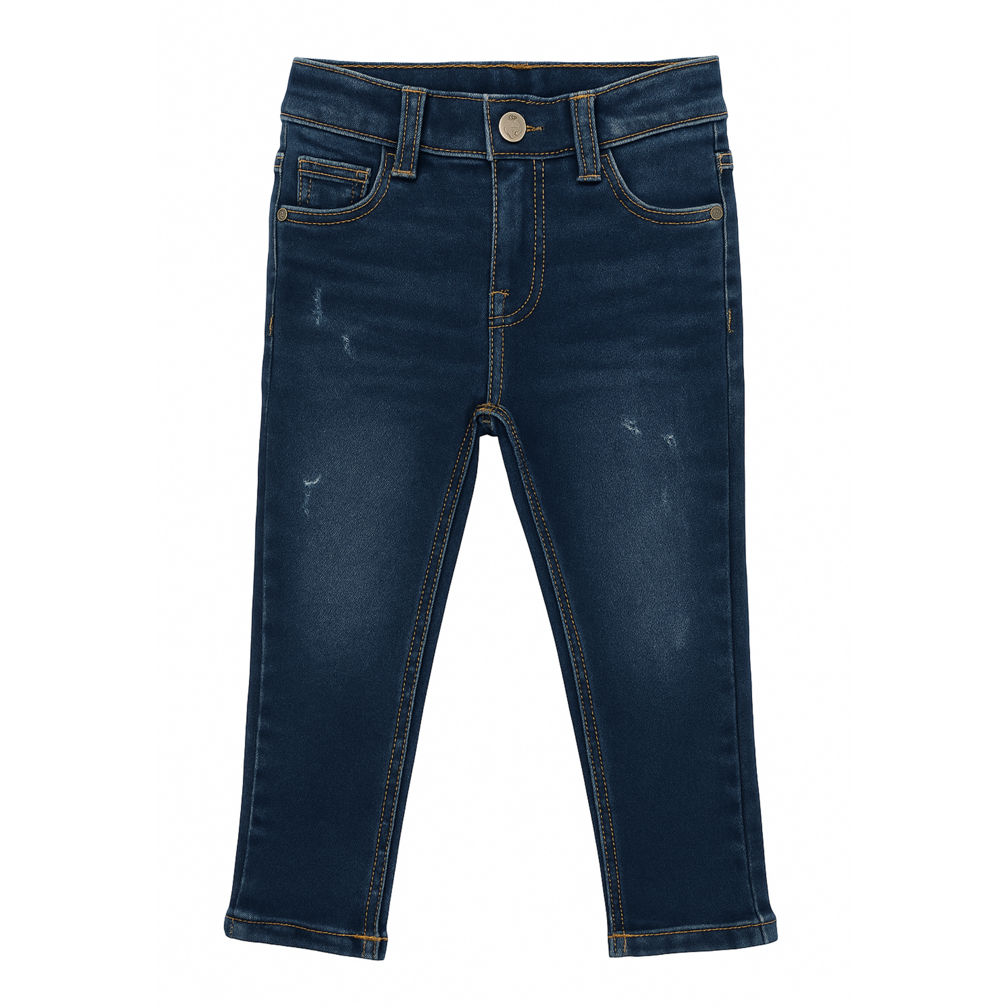 Smile Baby Boys Dark Denim Jeans | Slim Fit | Age 1–5 Years