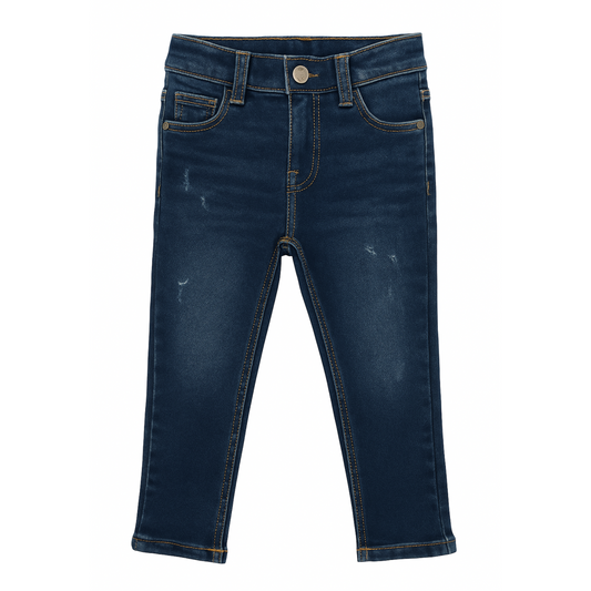 Smile Baby Boys Dark Denim Jeans | Slim Fit | Age 1–5 Years