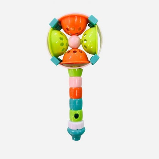 PAPA BABY'S JHUN JHUNA GREEN COLOR | BABY RATTLES | Baby Hand Shake Musical Plastic Rattle – Multicolor
