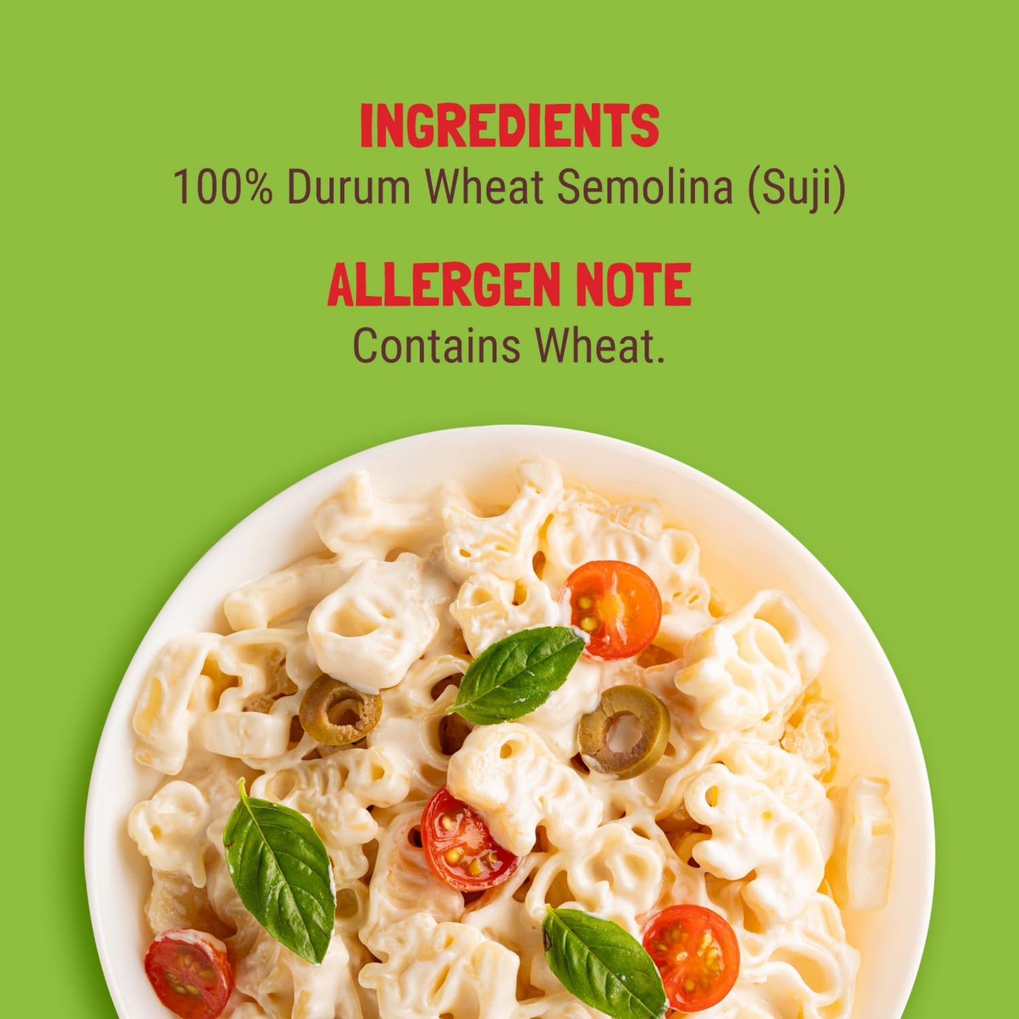 Slurrp Farm No Maida Jungle Pasta | Made with 100% Durum Wheat/Semolina/Suji | 100% vegetarian & Cooks in 8 minutes