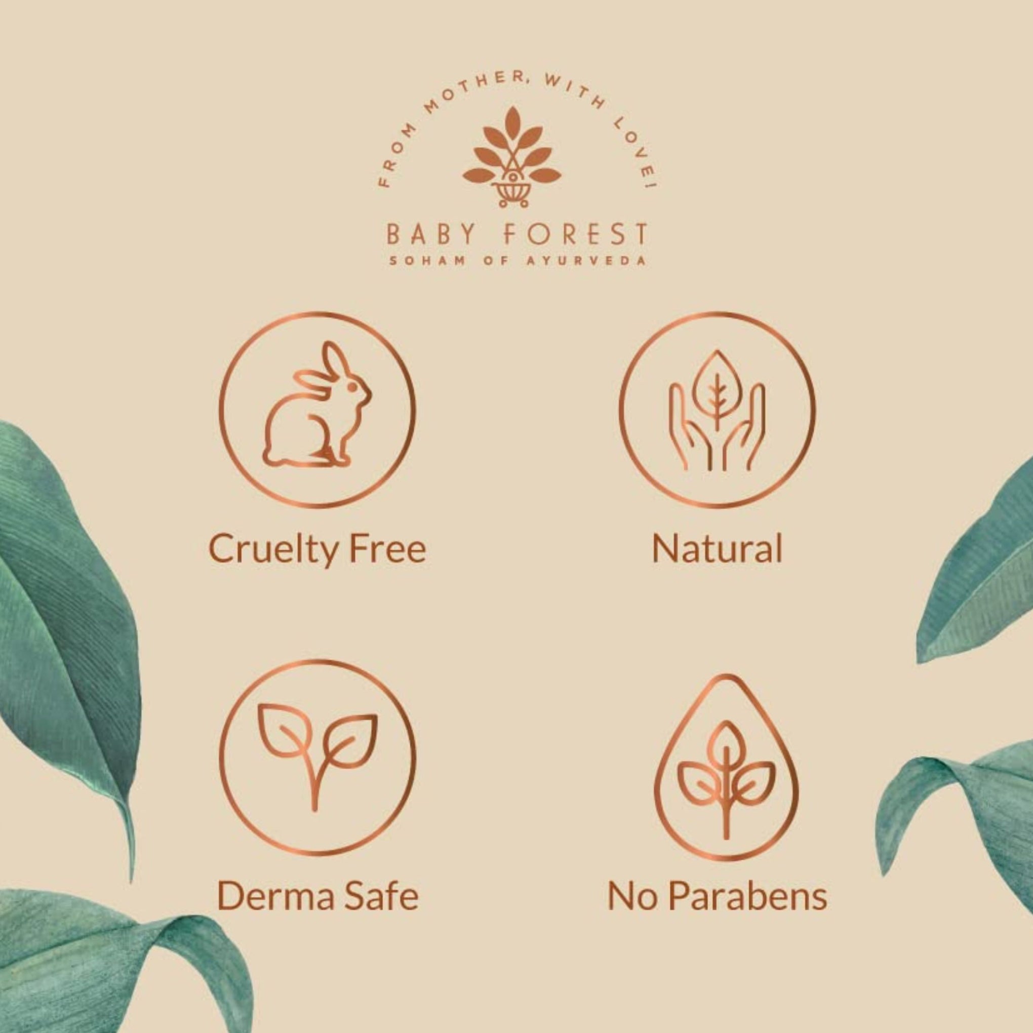 Baby Forest Khilta Mukhra Baby Face Cream | Ayurvedic Nourishing Cream for Babies | With Licorice, Shea Butter & Natural Oils | 50 g