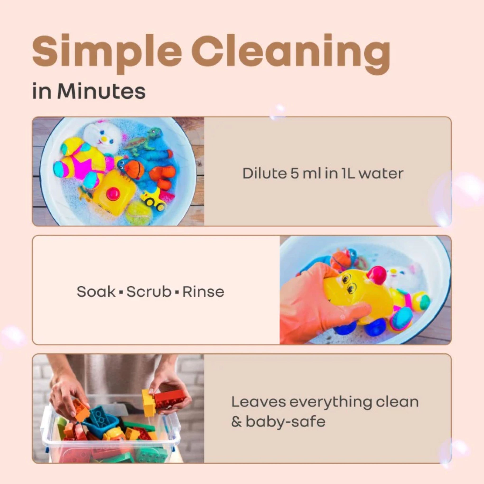 R for Rabbit Hygo Care Bio Enzyme Liquid Cleanser – 500 ml | Baby Bottle, Toy & Accessory Cleaner | Gentle, No Toxins